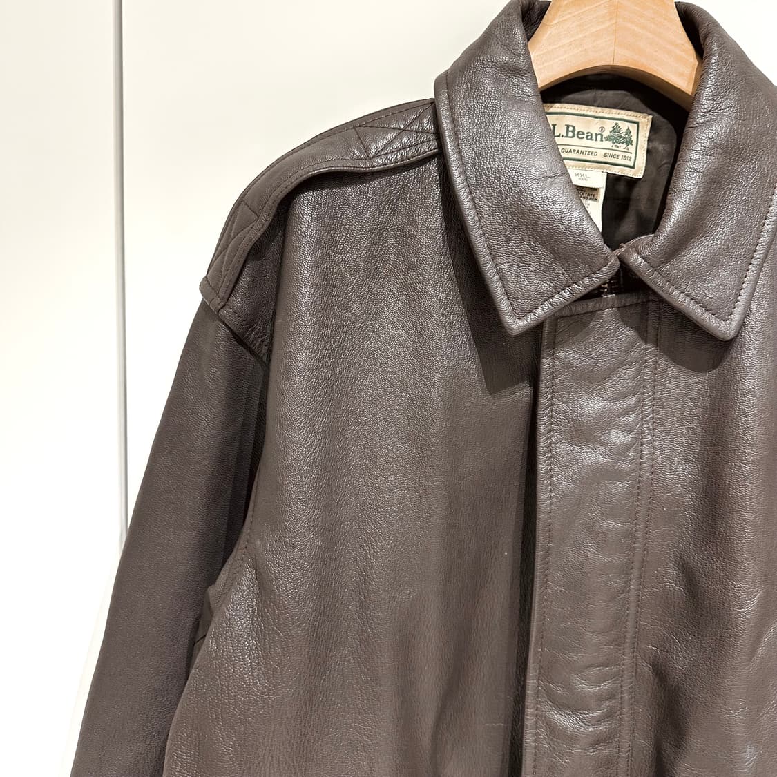 llbean 고트스킨 a-2 자켓 토프브라운 상품이미지4