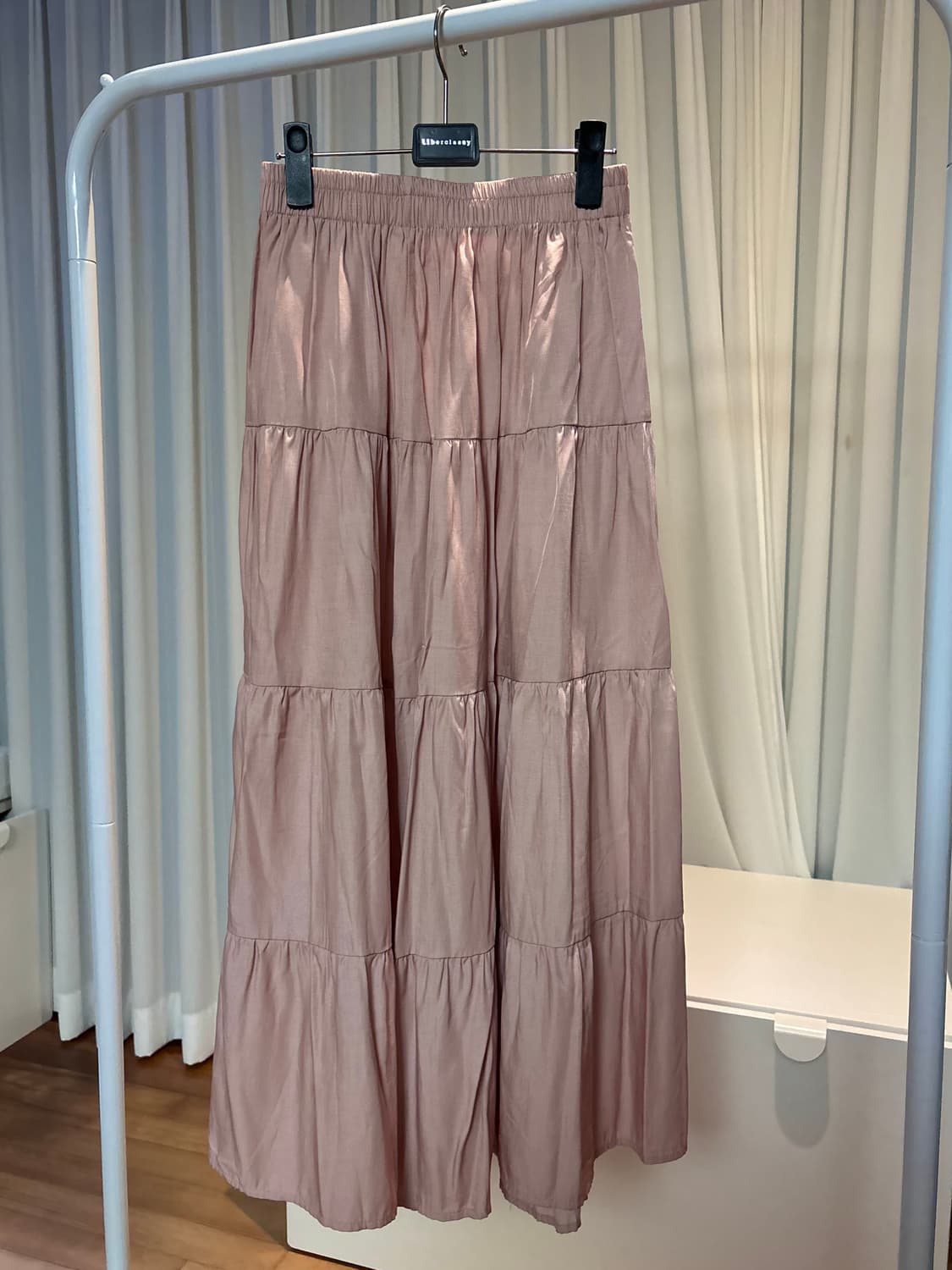 핑크 캉캉 롱스커트 상품이미지1