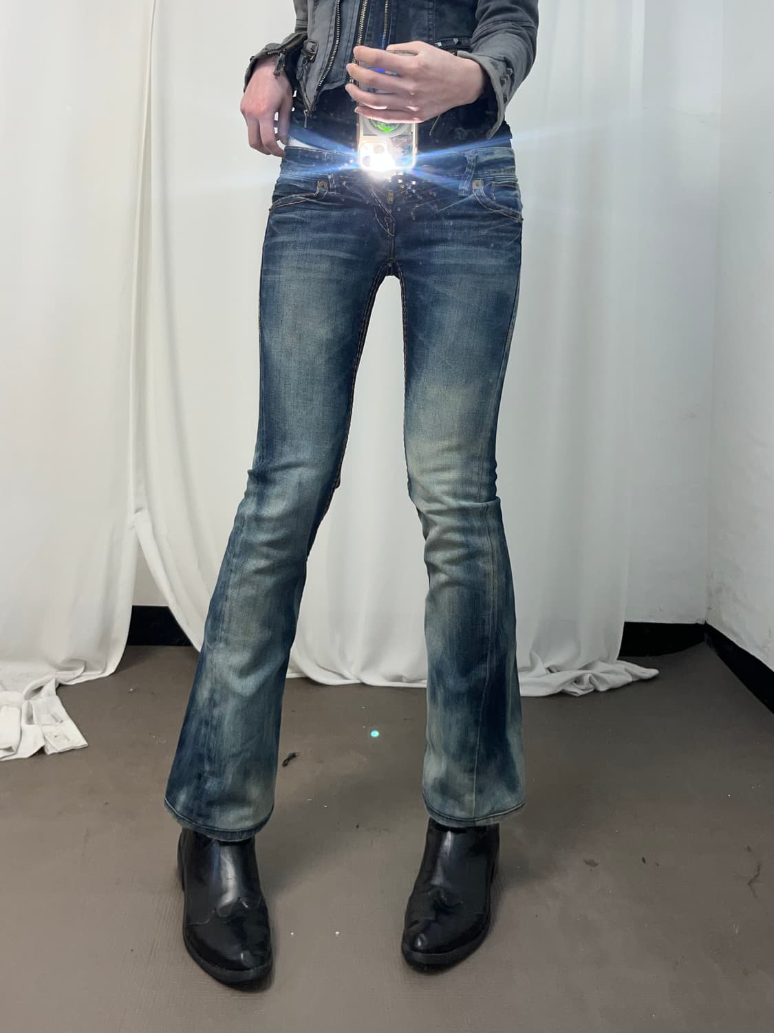 버카루 데님 부츠컷 상품이미지1