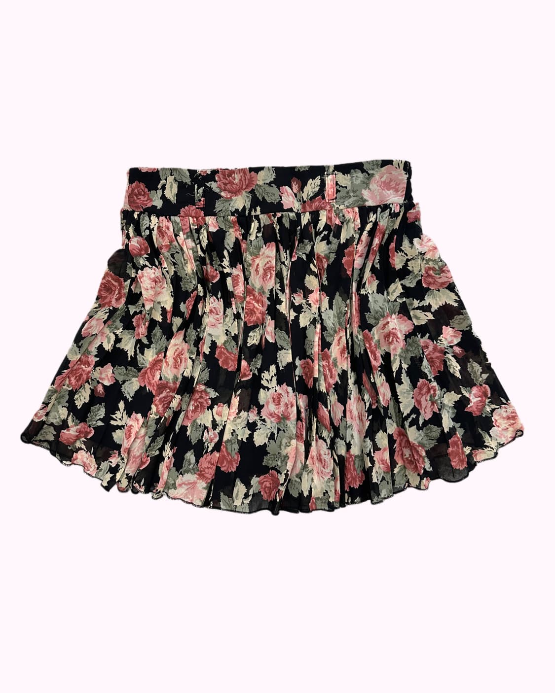 rose pattern pleats skirt 상품이미지1