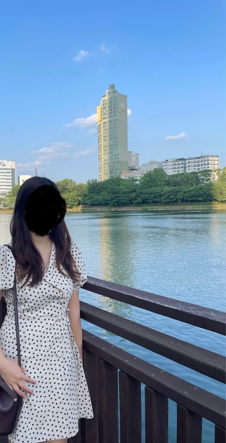 살롱드욘 도트무늬 원피스 상품이미지1