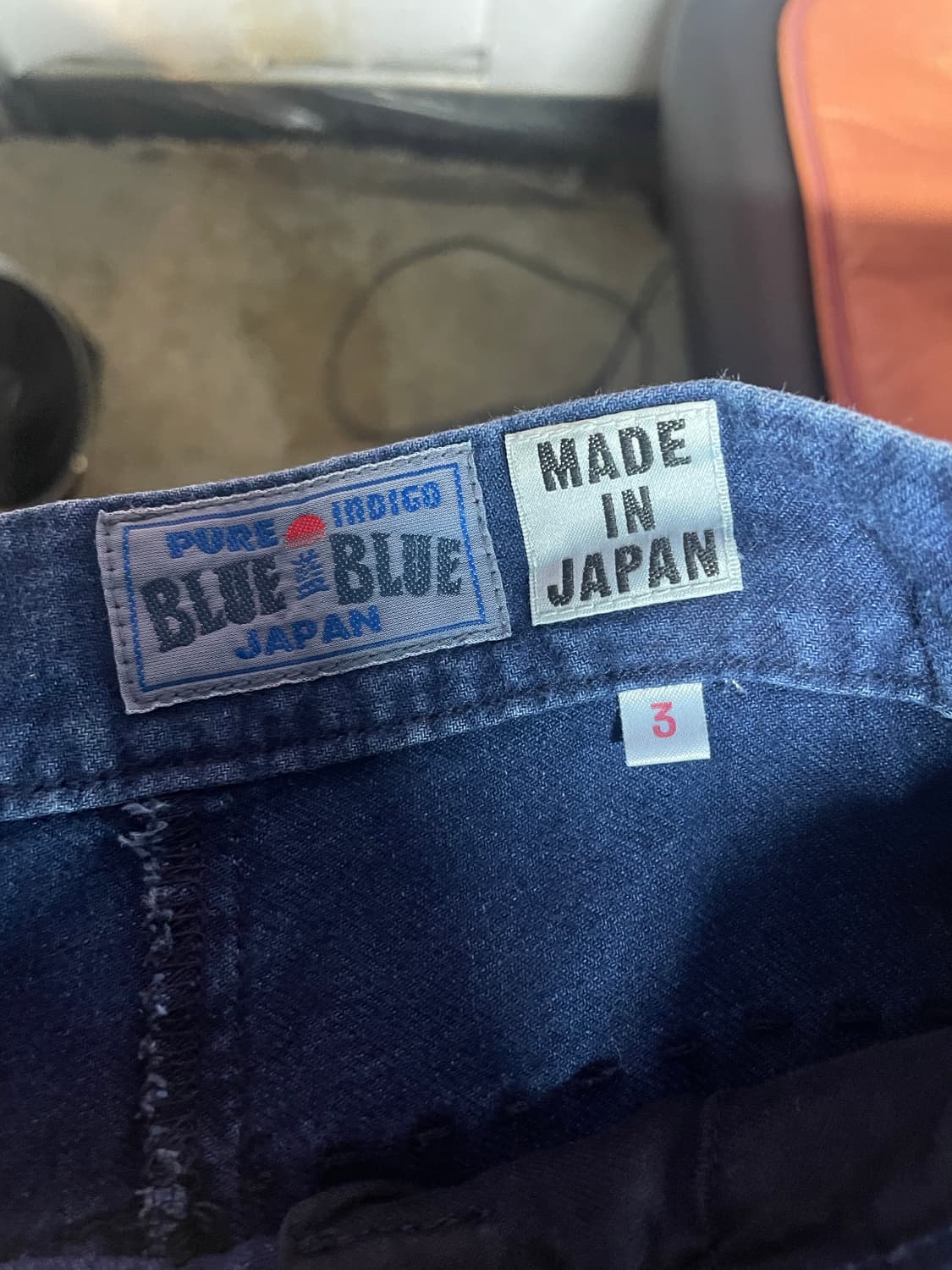 Blue Blue Japan 패치워크, 바느질 데님 상품이미지1