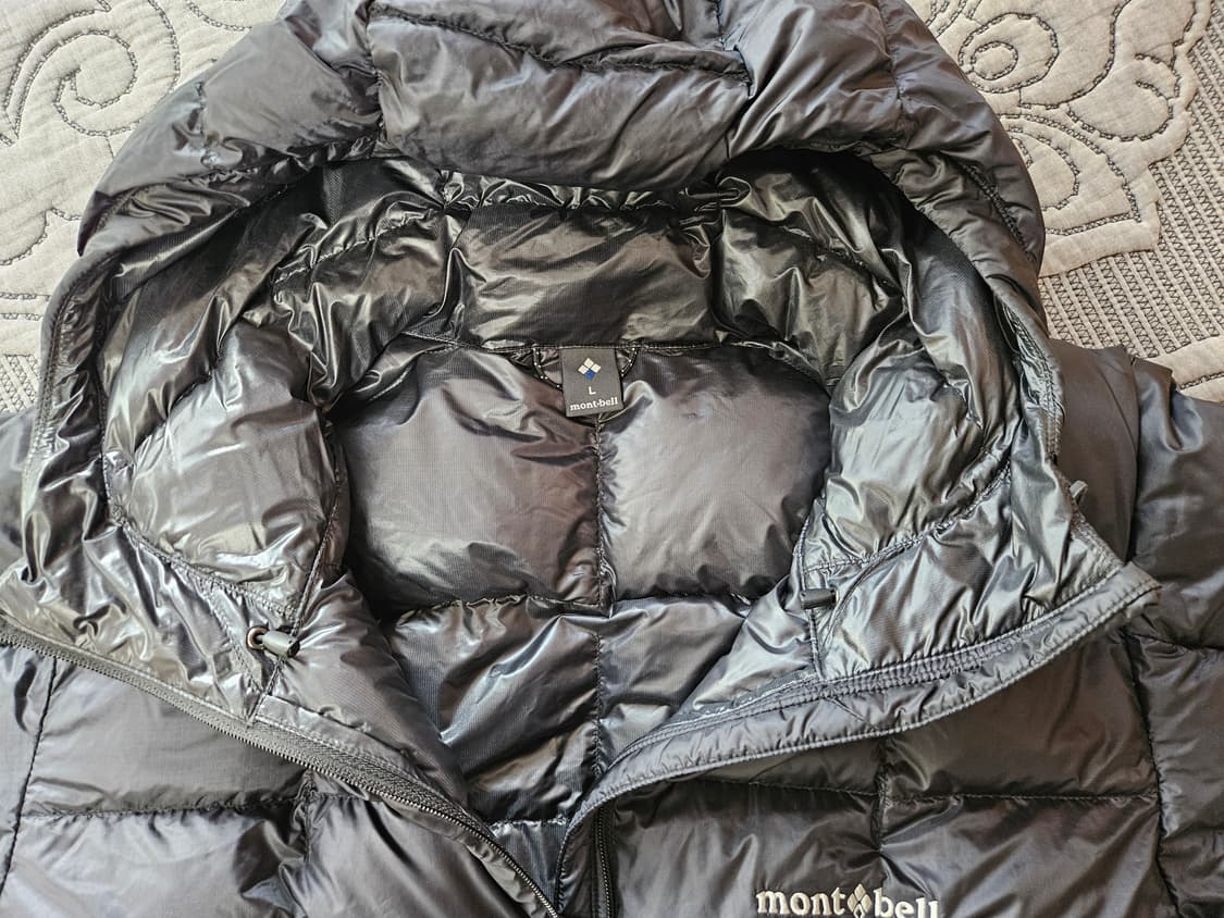 [L] 몽벨 슈페리어 다운 파카 블랙 슈페리얼 경량 패딩 상품이미지4