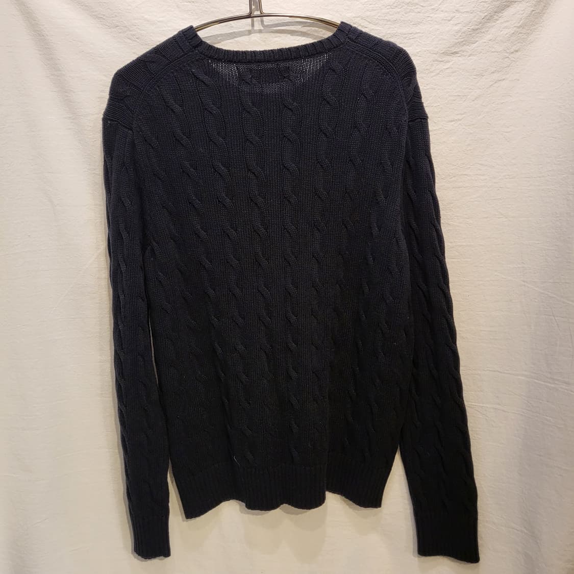 폴로 랄프로렌 블랙 꽈배기 니트 상품이미지6