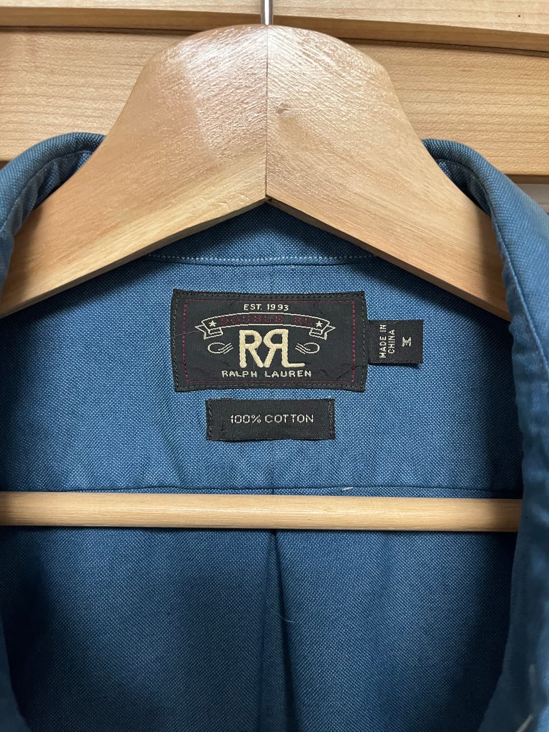 RRL 더블알엘 버튼다운 워크 셔츠 M 상품이미지4