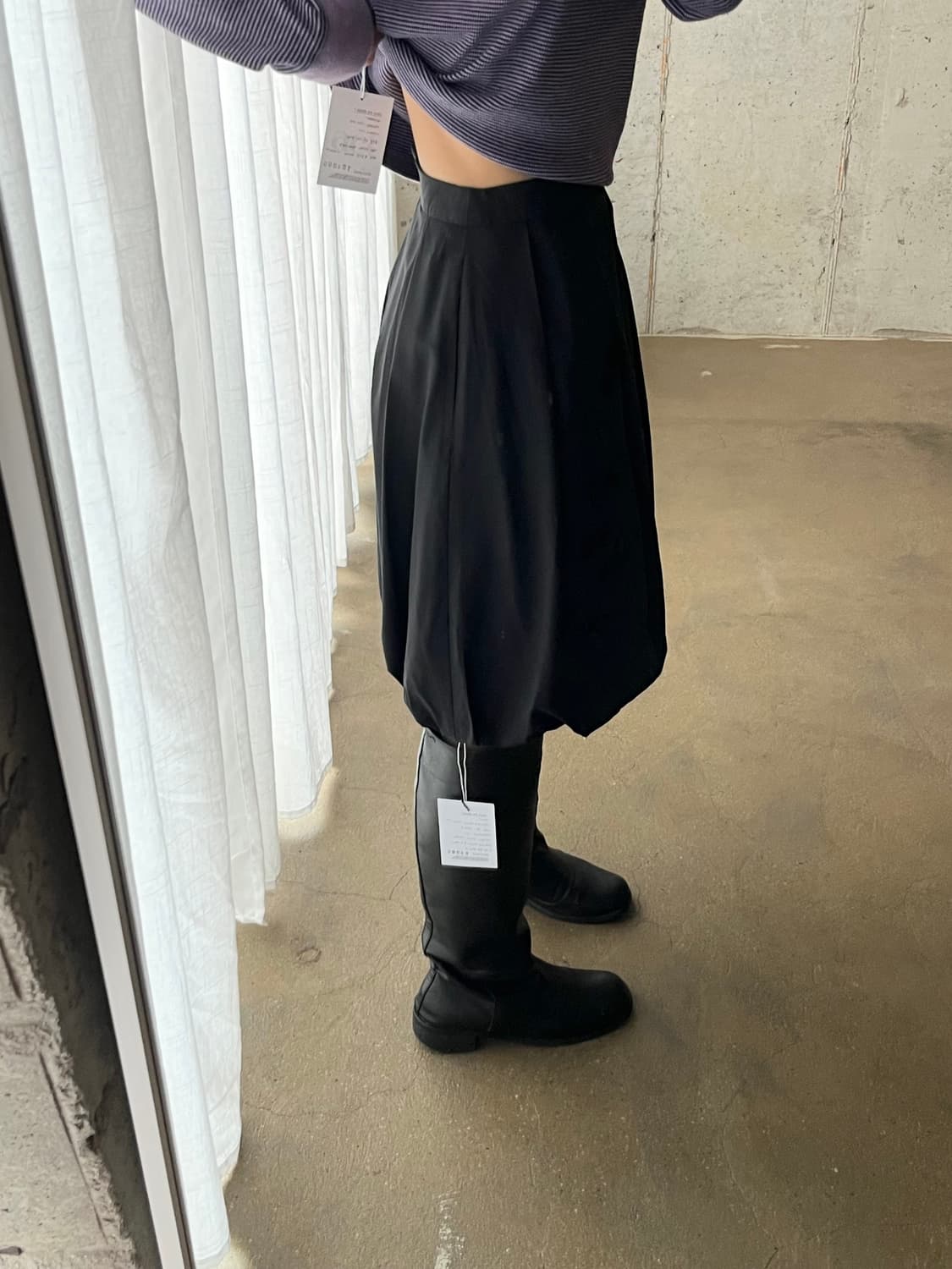 RENE 르네 리본 펌킨 스커트 상품이미지7