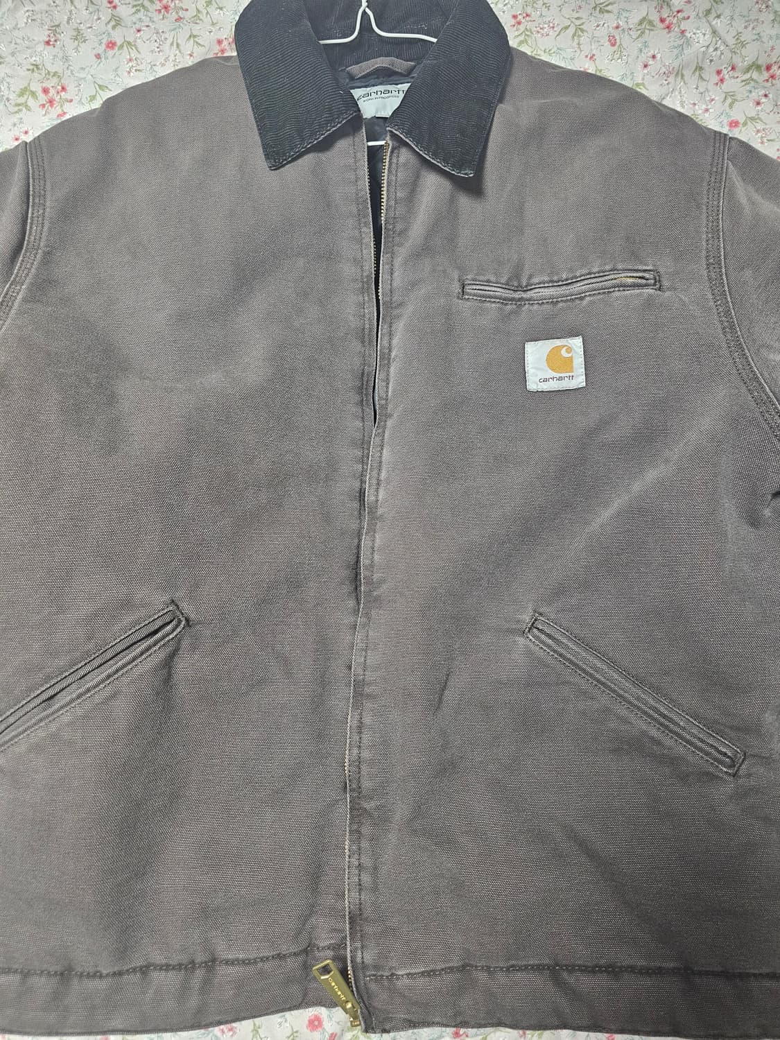 칼하트 wip 디트로이트 자켓 토바코블랙 (M) 상품이미지2