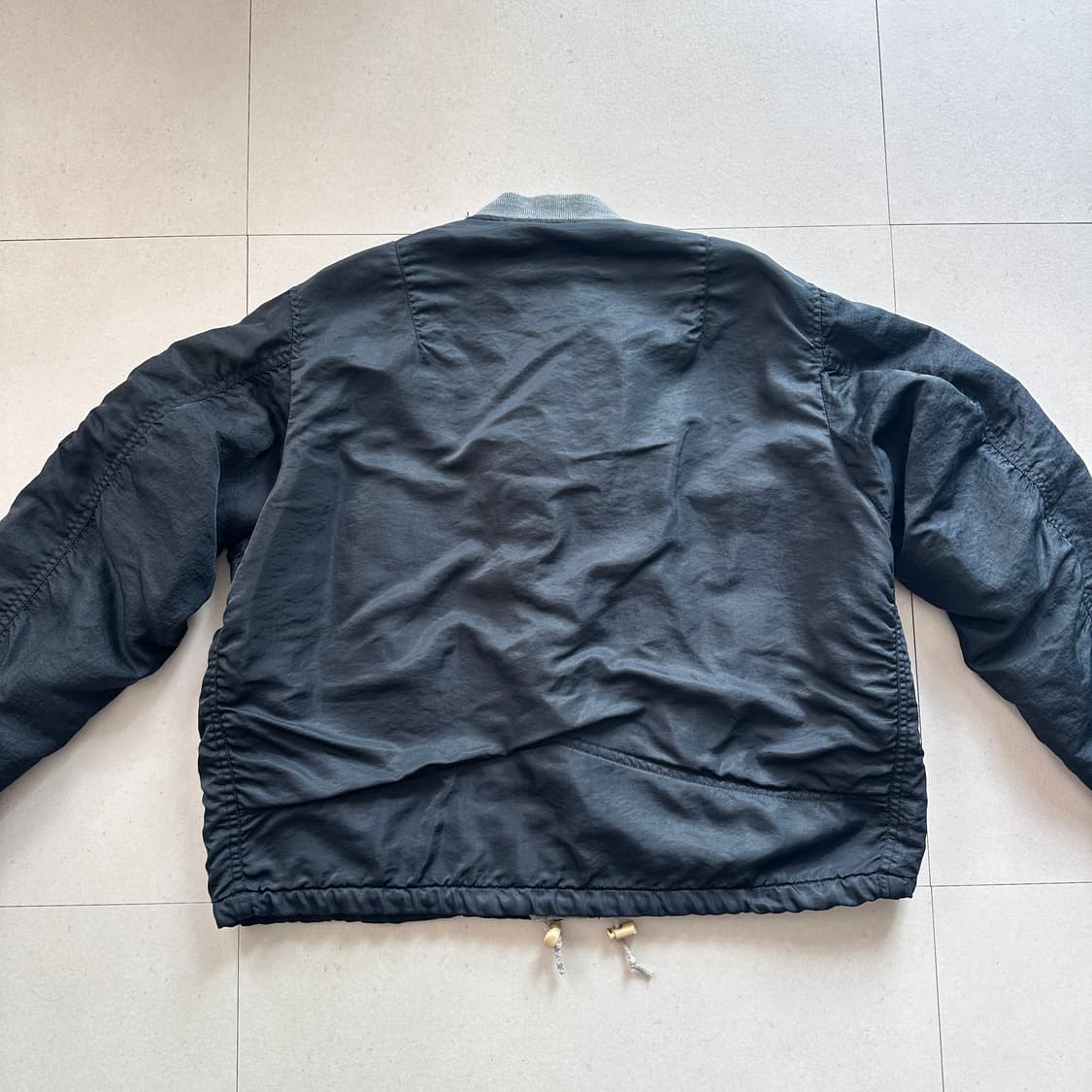 80s 데자토 Dezert+ 레드라벨 나일론 블루종 MA-1 자켓 상품이미지8