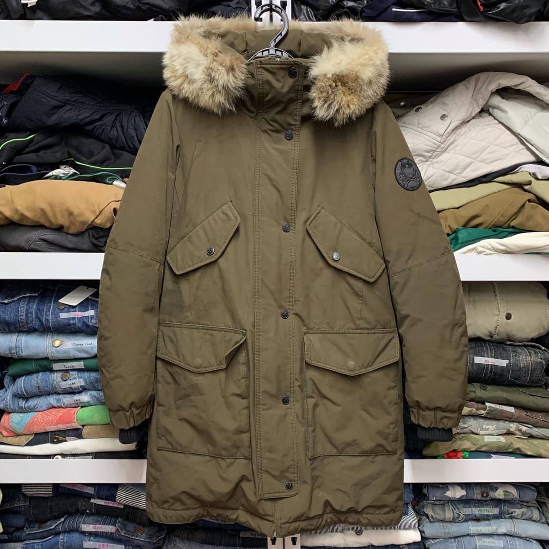 [L] 럭키슈에뜨 폭스 퍼 덕다운 파카 상품이미지2