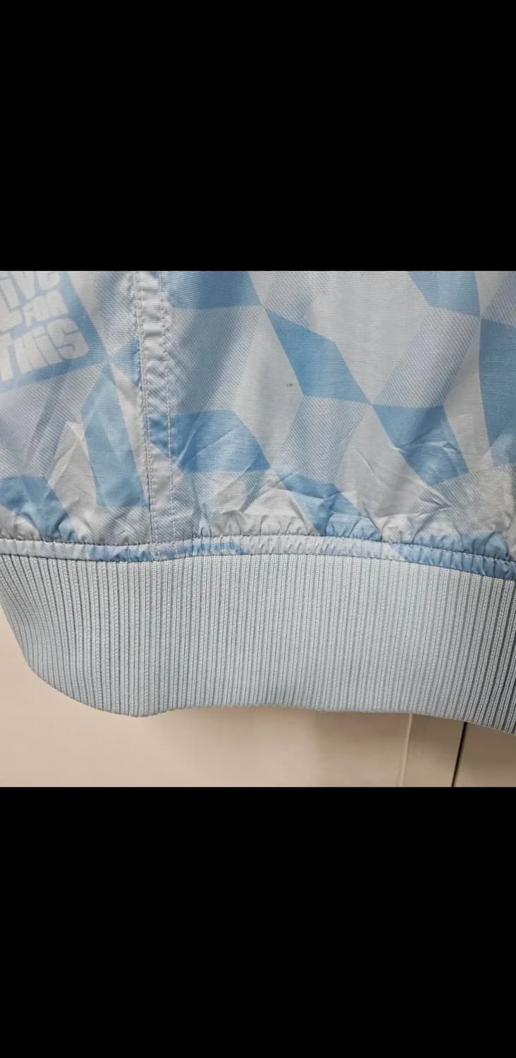 105 00's MLB 디트로이트 타이거패턴 바람막이 스카이블루 하늘색 상품이미지4