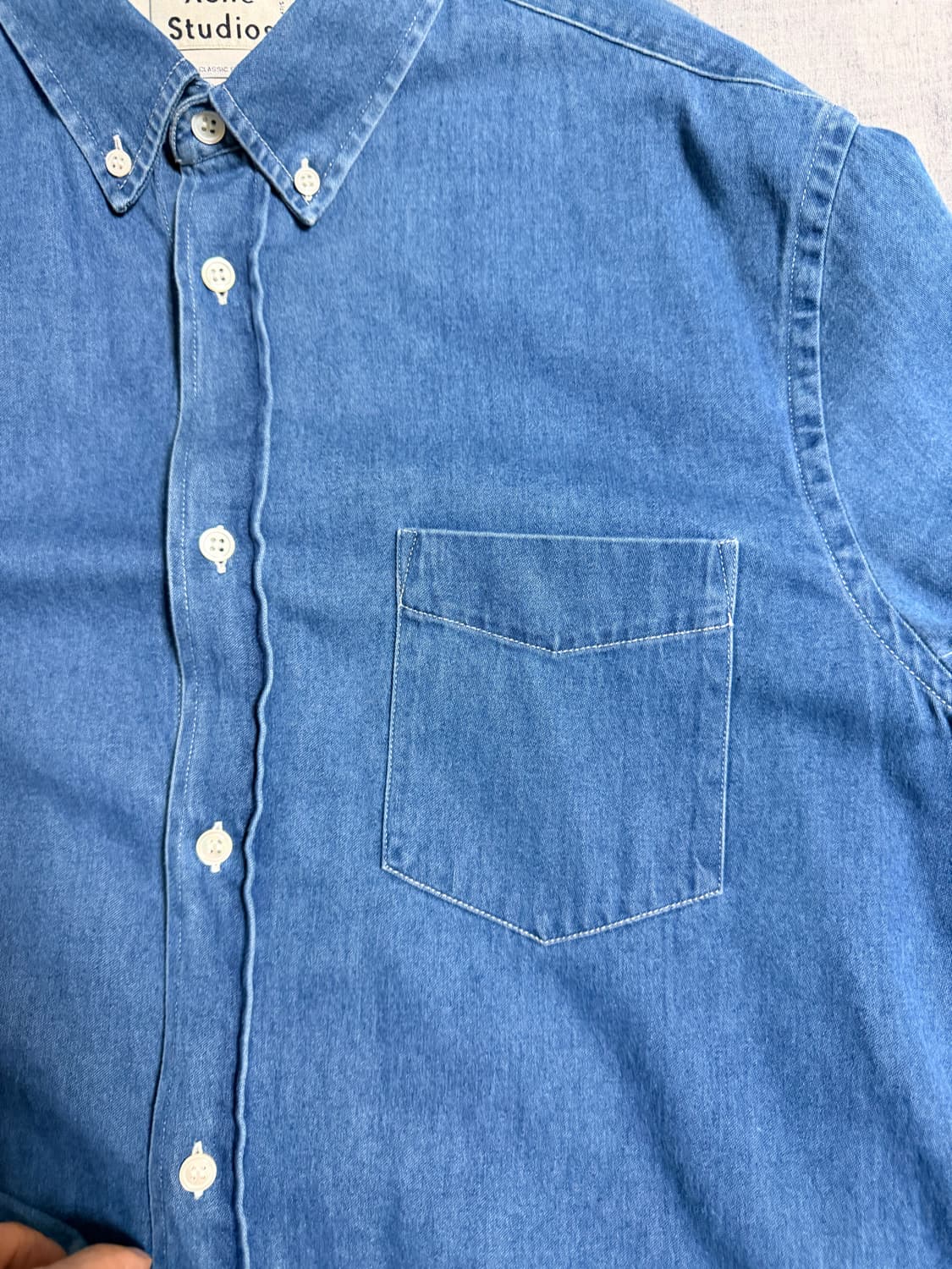 [L] acne studios 아크네 데님셔츠 상품이미지4