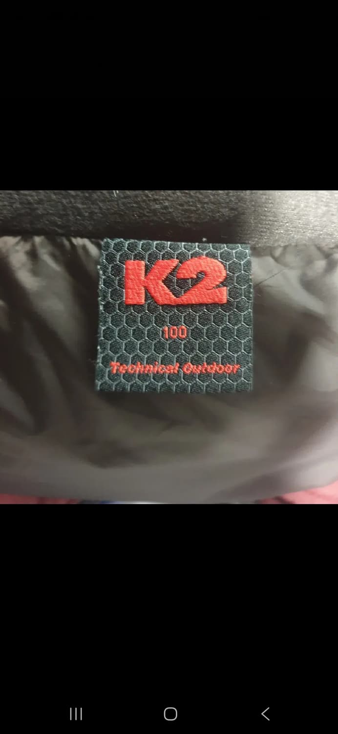 K2 남자 덕다운 패딩조끼. 싸이즈 100 상품이미지5