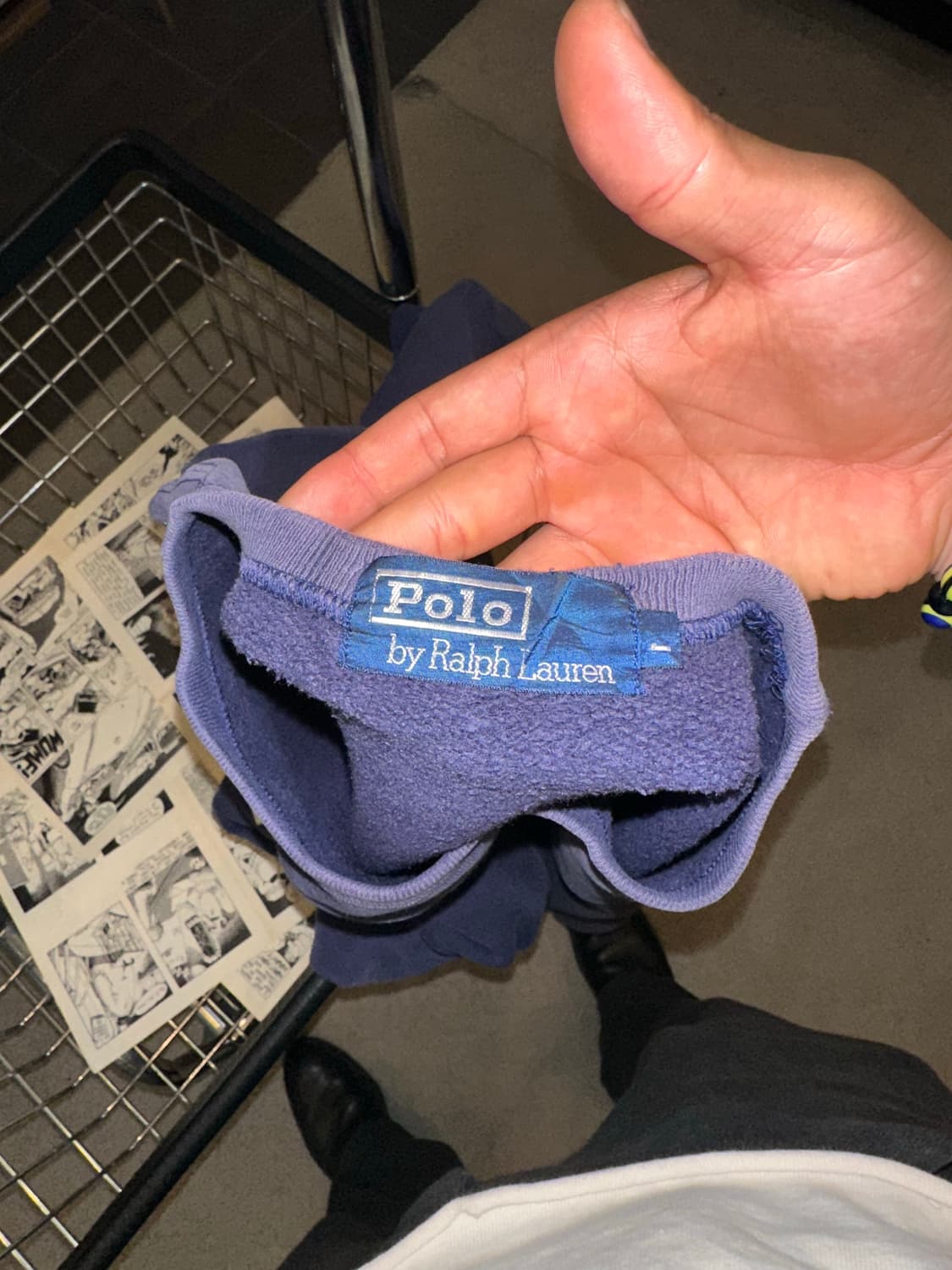 90’s Polo Ralph Lauren logo fading sweat 상품이미지10