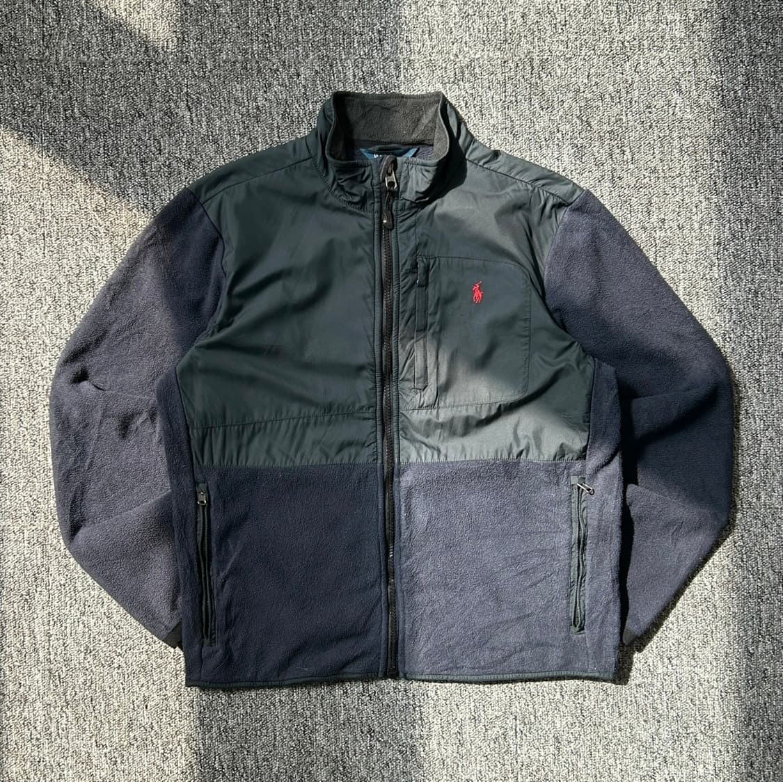 폴로 랄프로렌 네이비 플리스 자켓 상품이미지1