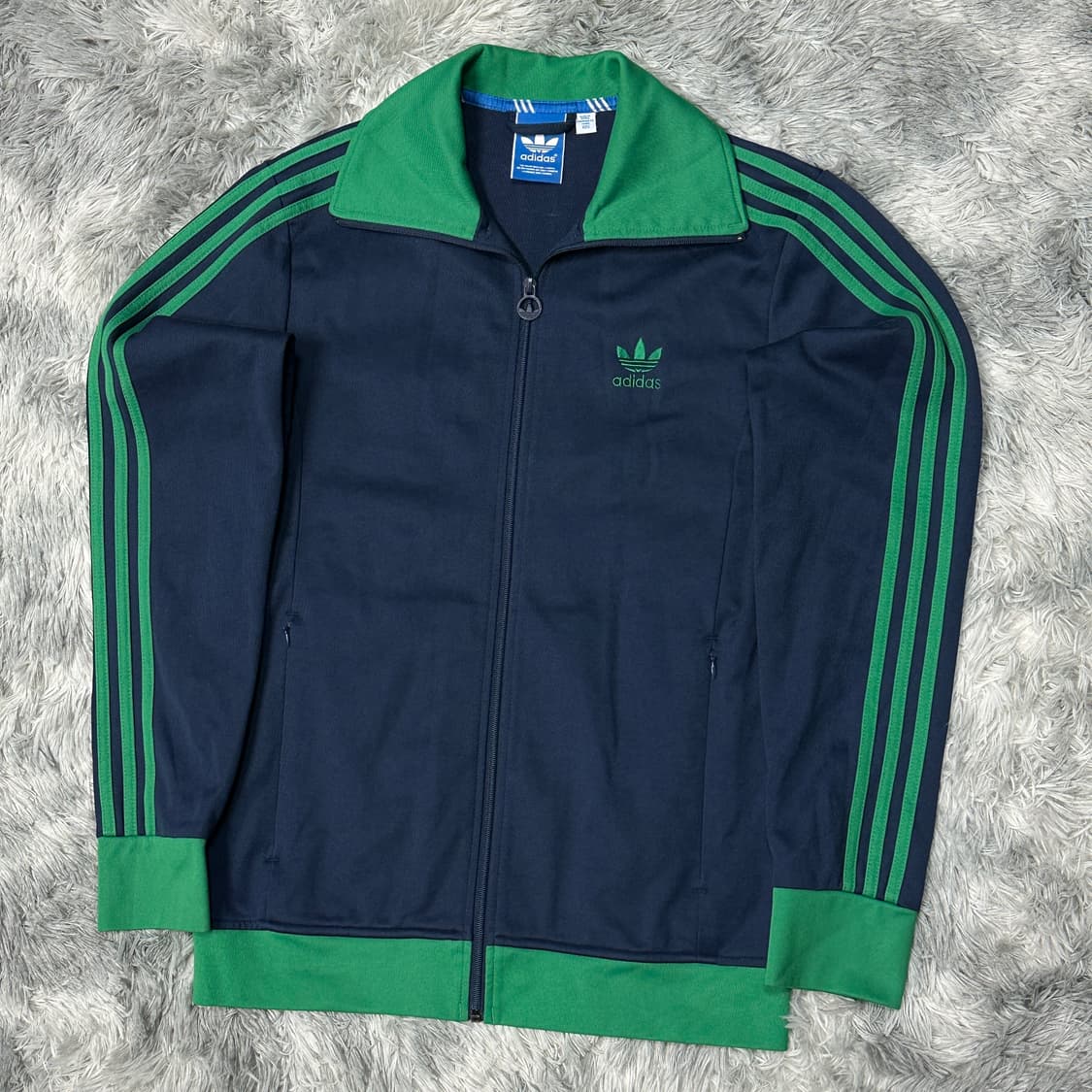 아디다스 유로파 네이비 그린 트랙탑 XL 상품이미지1