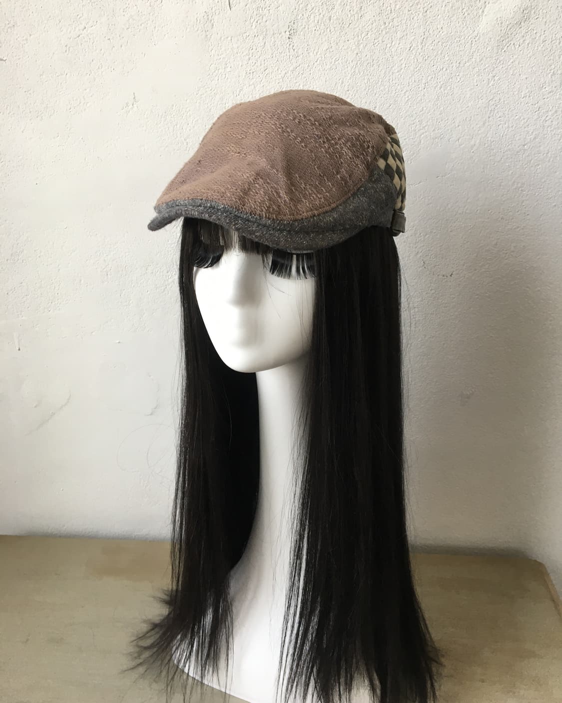 check pattern layered point hunting cap 상품이미지3