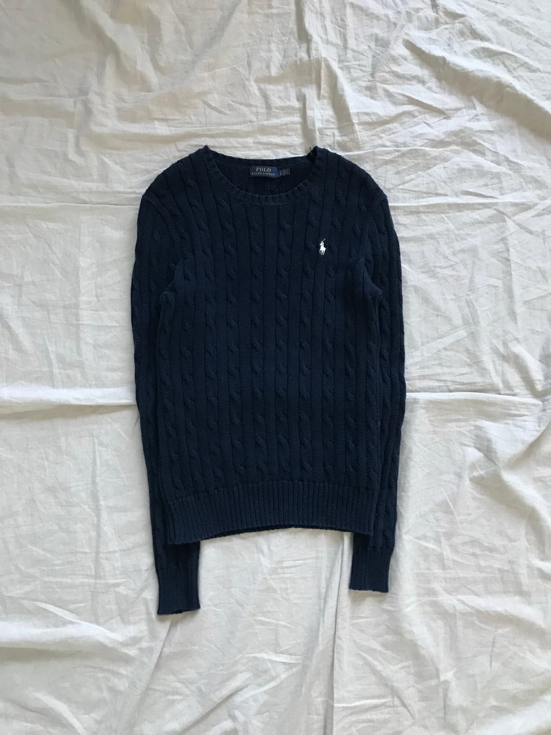 폴로 랄프로렌 포니로고 네이비 케이블 니트 상품이미지5