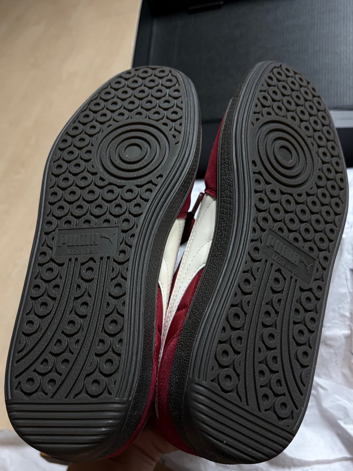 푸마 팔레르모 OG Intense Red Warm White 상품이미지7