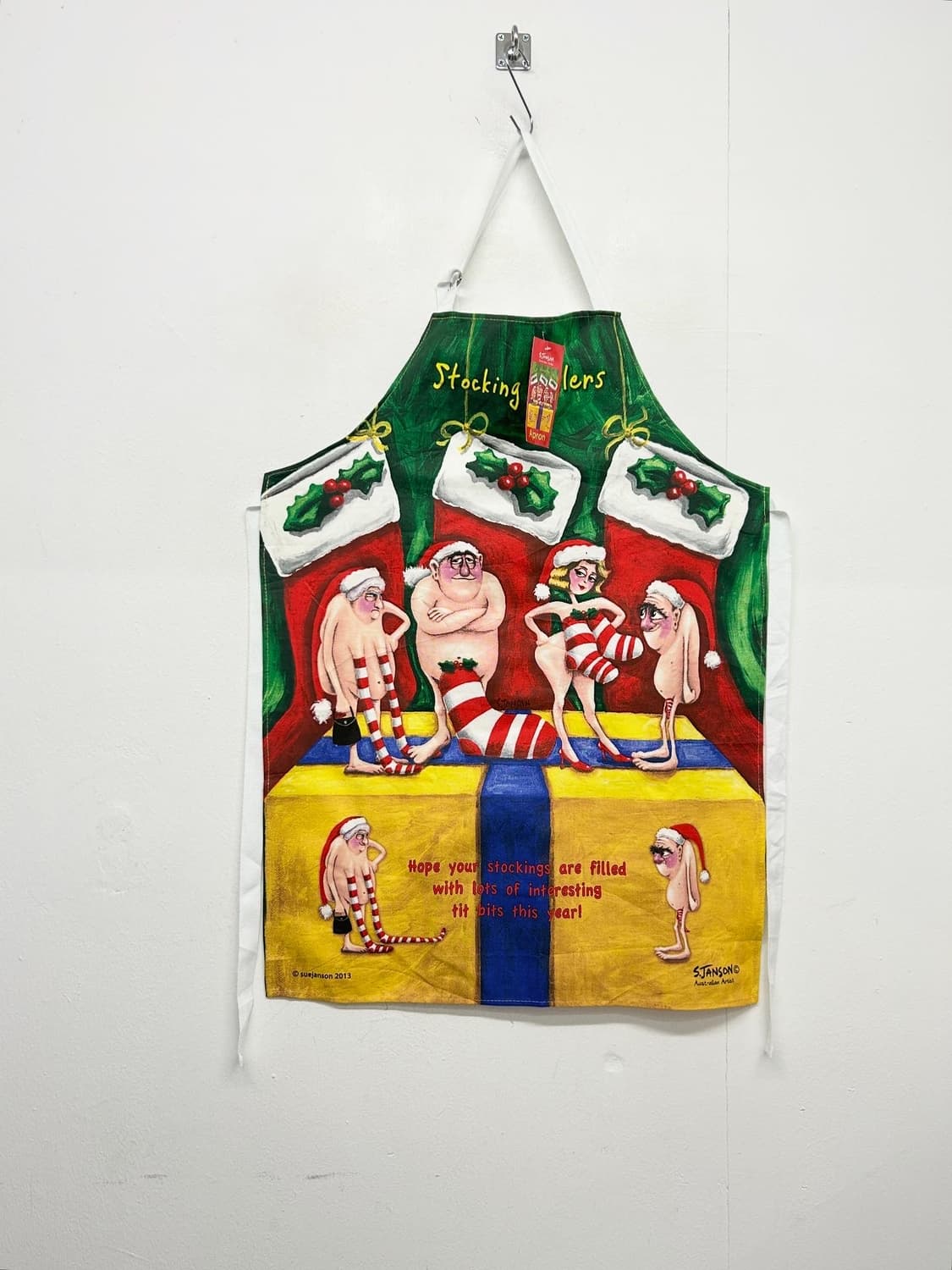 S. Janson 크리스마스 아트 에이프런 상품이미지1