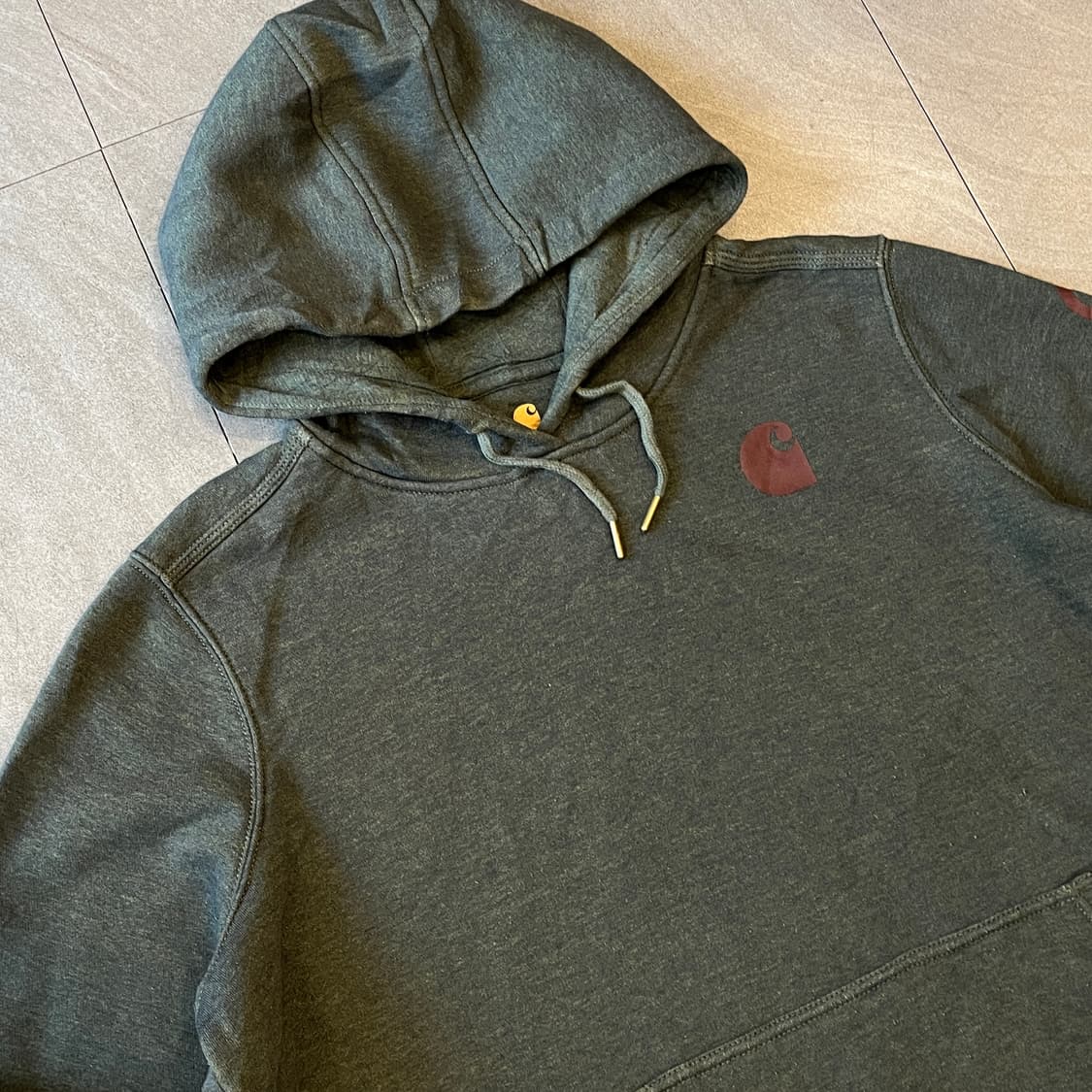 칼하트 정품 스펠아웃 후드 티 상품이미지2