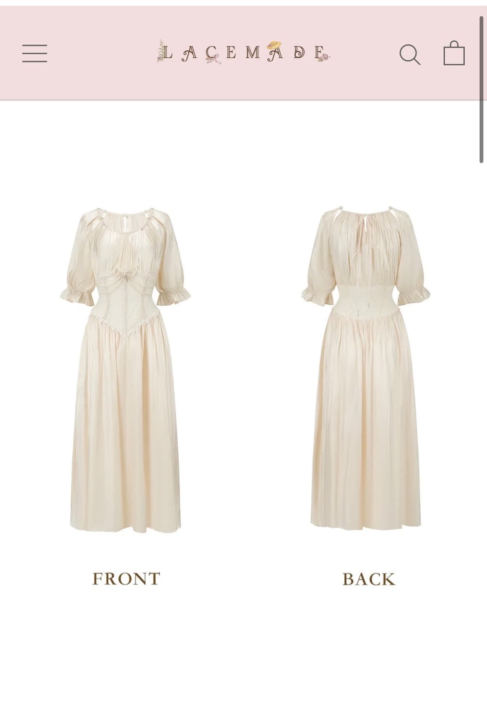 Lacemade 레이스메이드 코르셋 드레스 S 상품이미지5