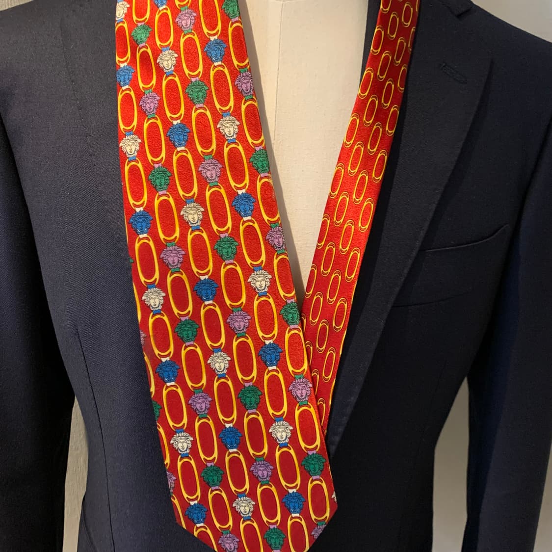 베르사체(VERSACE) 모노그램 명품 이태리넥타이 100실크 A등급 상품이미지2