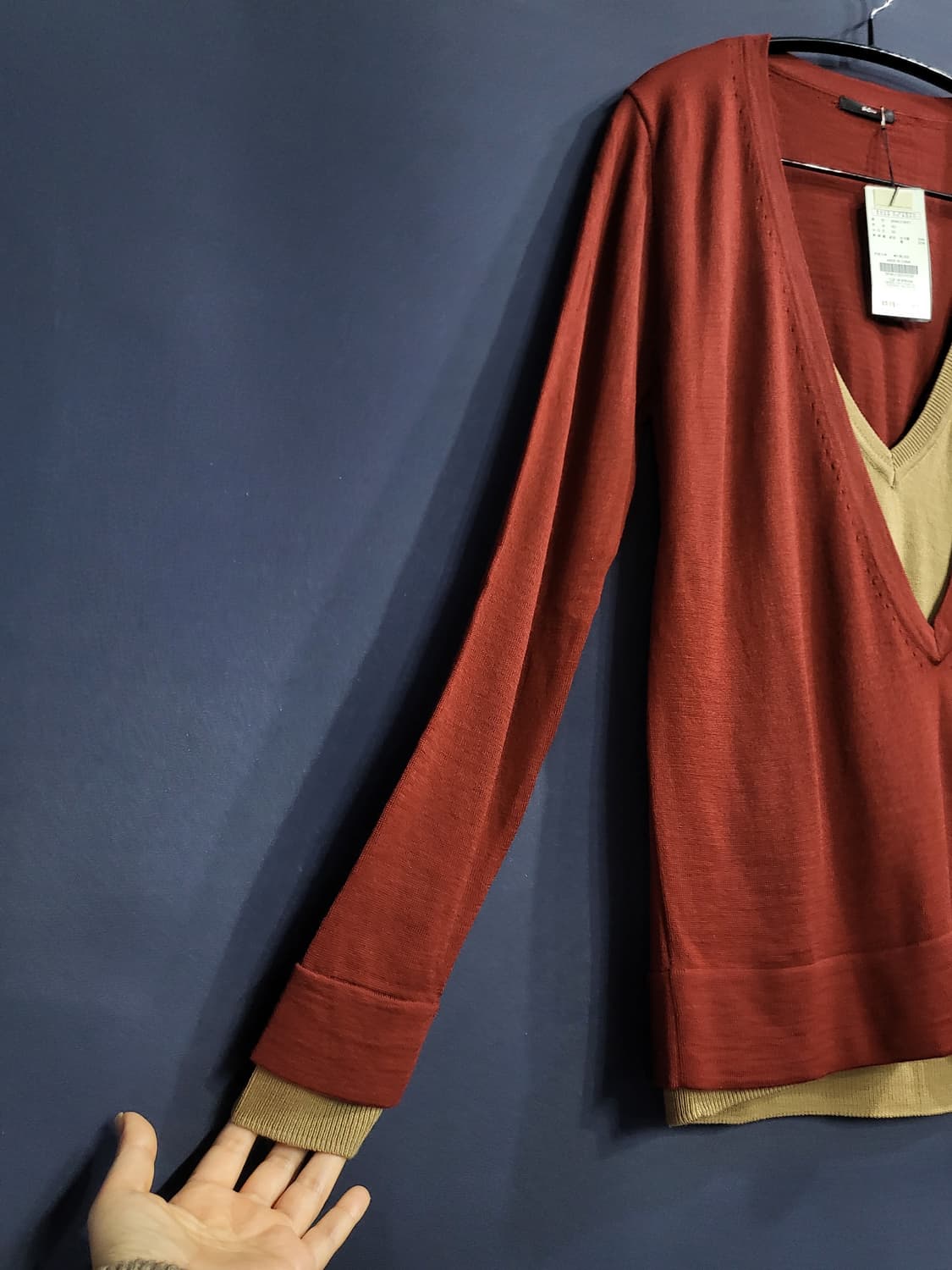 BON 본 레이어드 브이넥(새상품) 상품이미지3