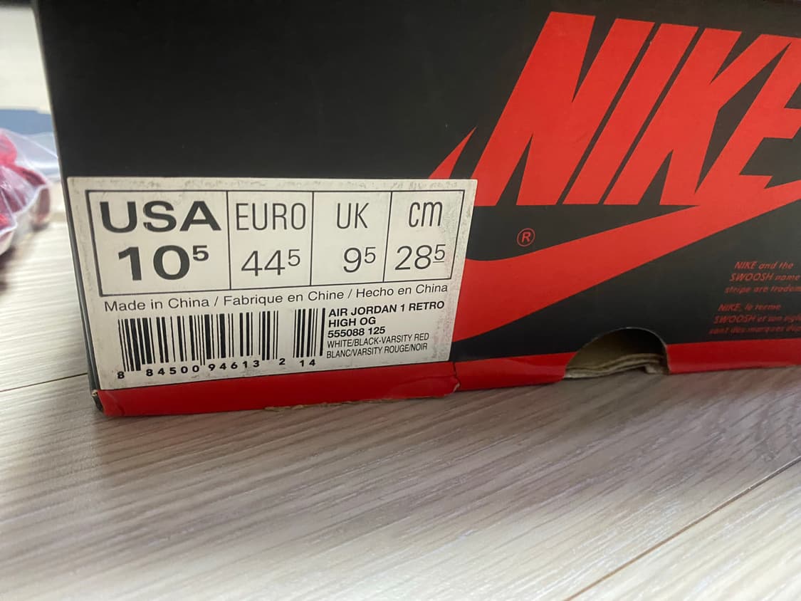 조던1 하이 블랙토 2016  상품이미지3