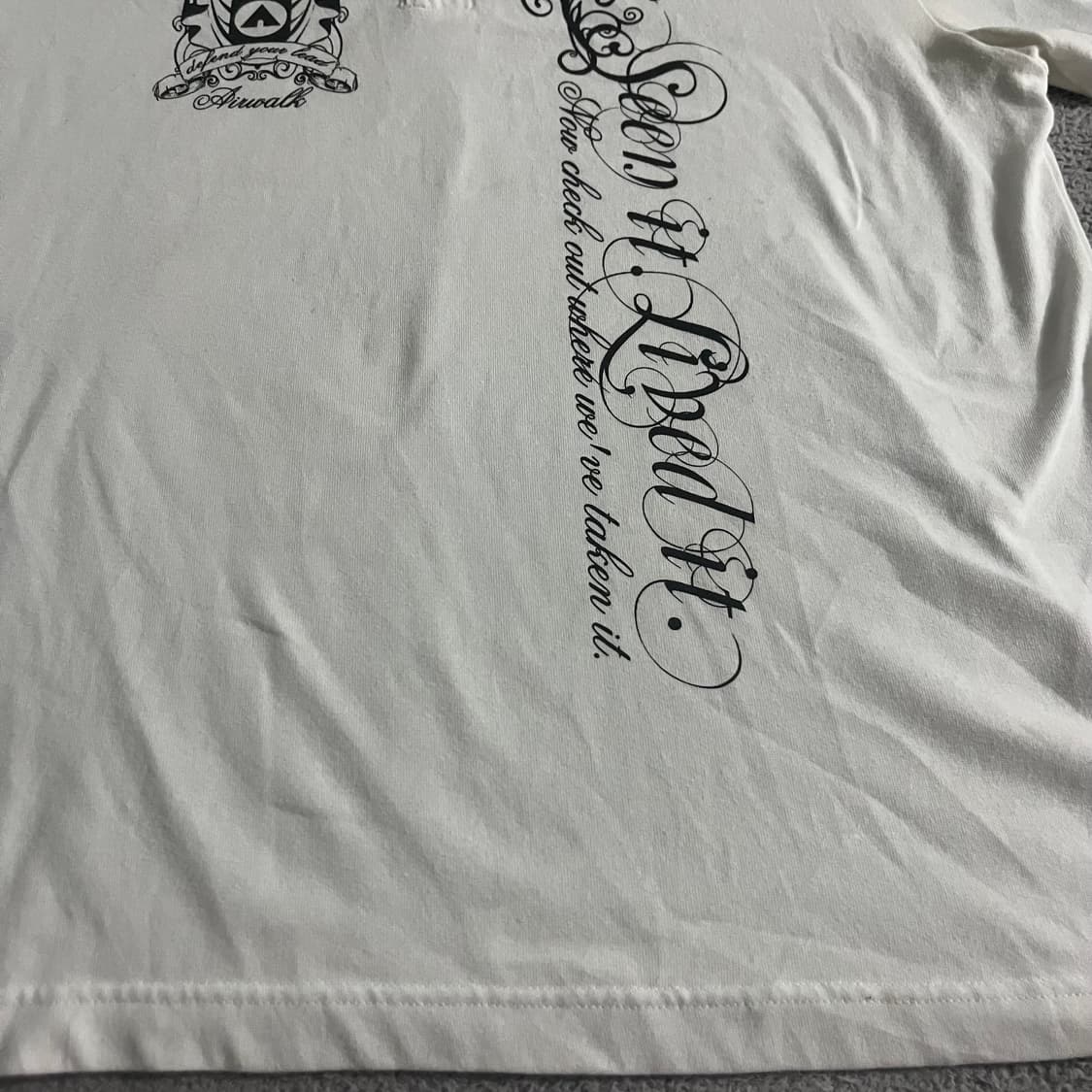 Airwalk lettering t shirt 상품이미지3