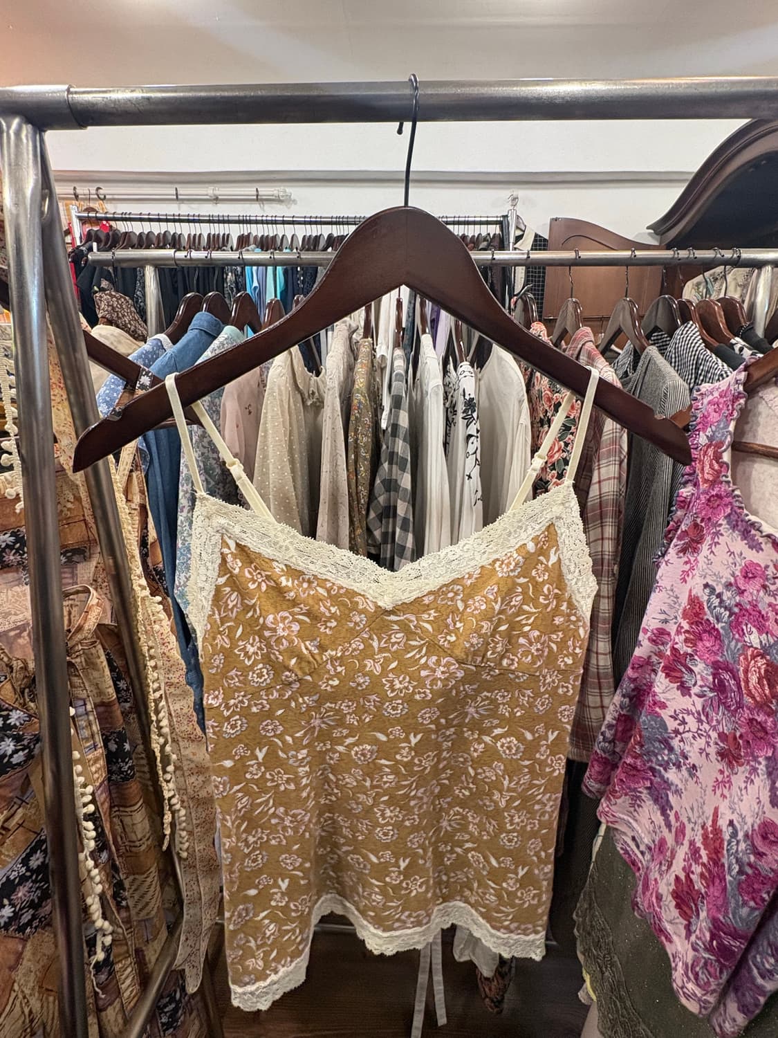 jpn vintage floral lace sleeveless 상품이미지1