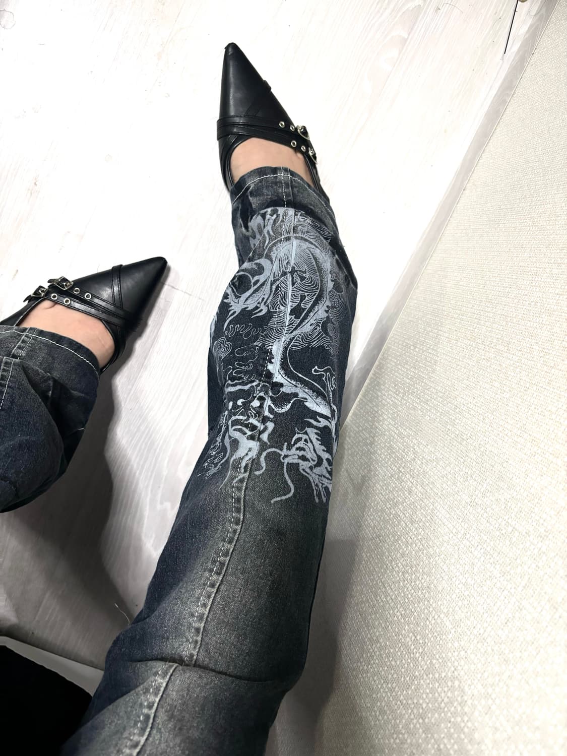 Oriental Washing Denim Pants 상품이미지1