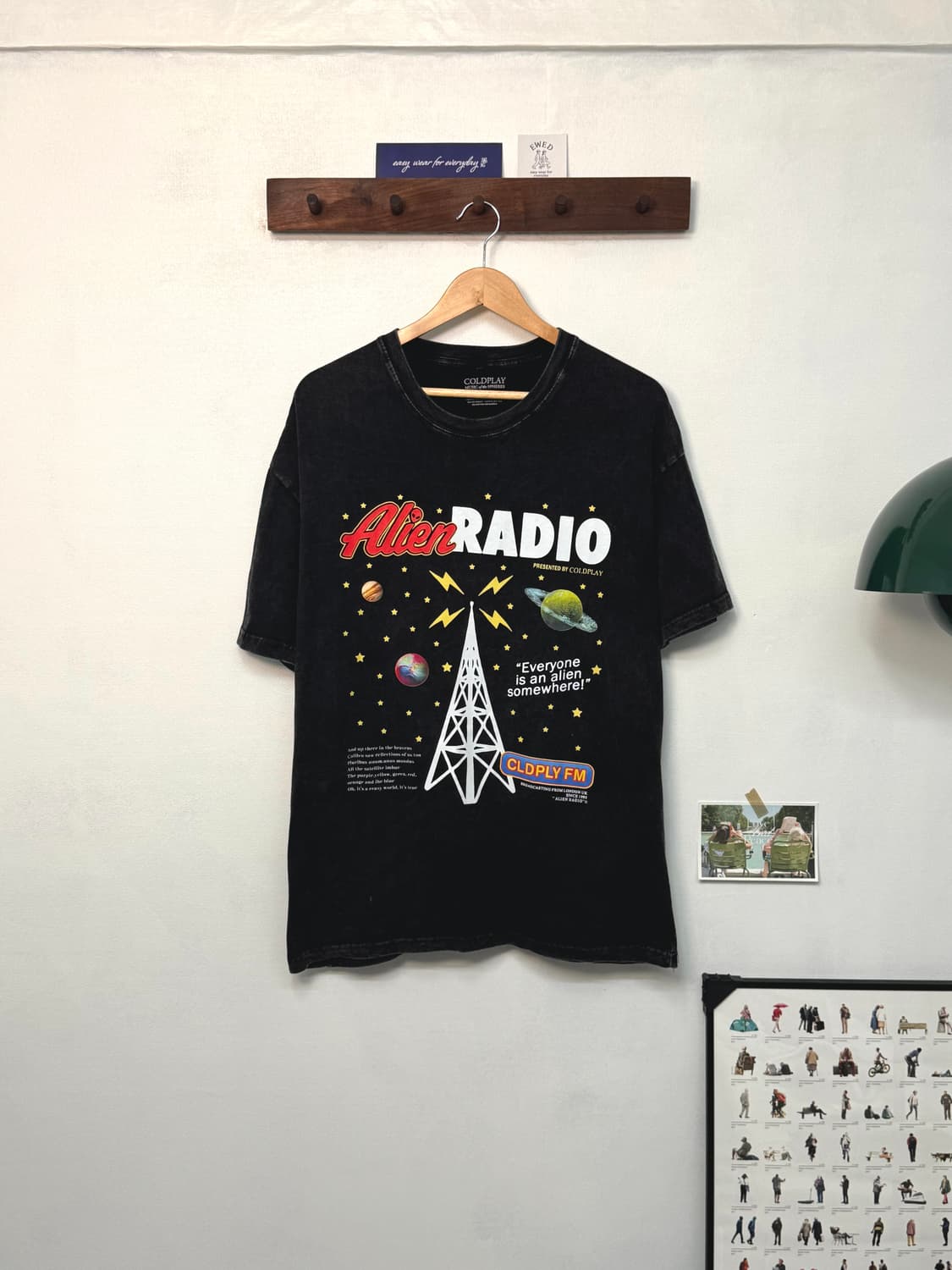 Cold Play Alien Radio T-shirt/T96 상품이미지1