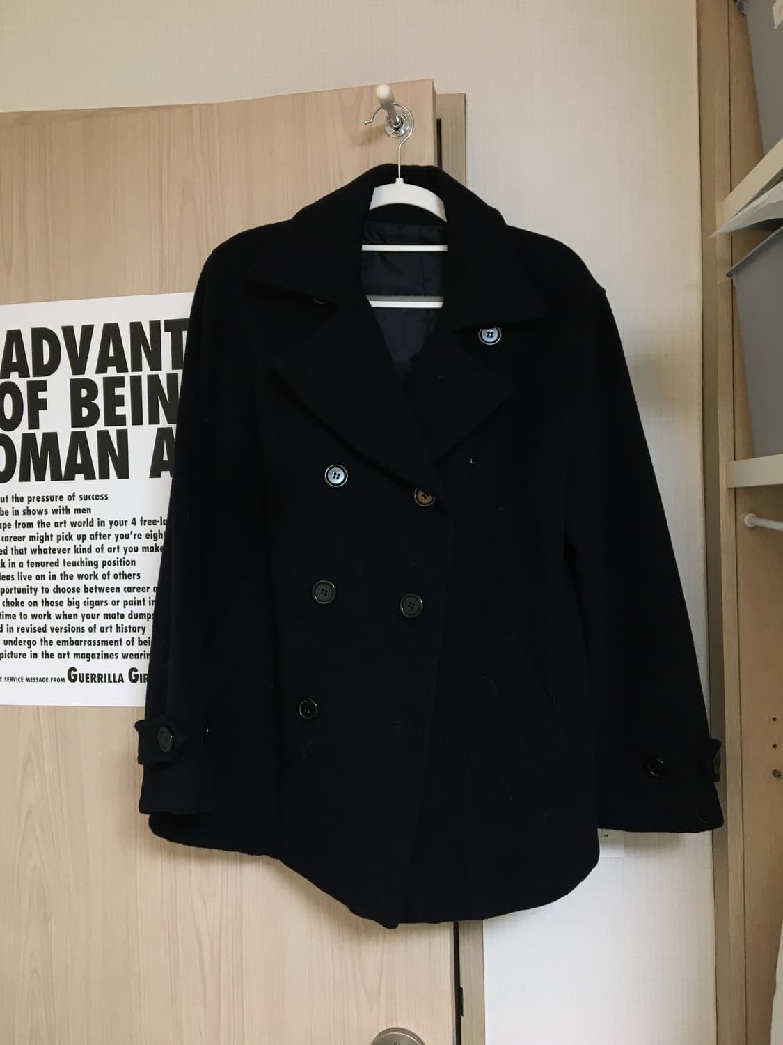 빈티지 미디기장 코트 상품이미지3