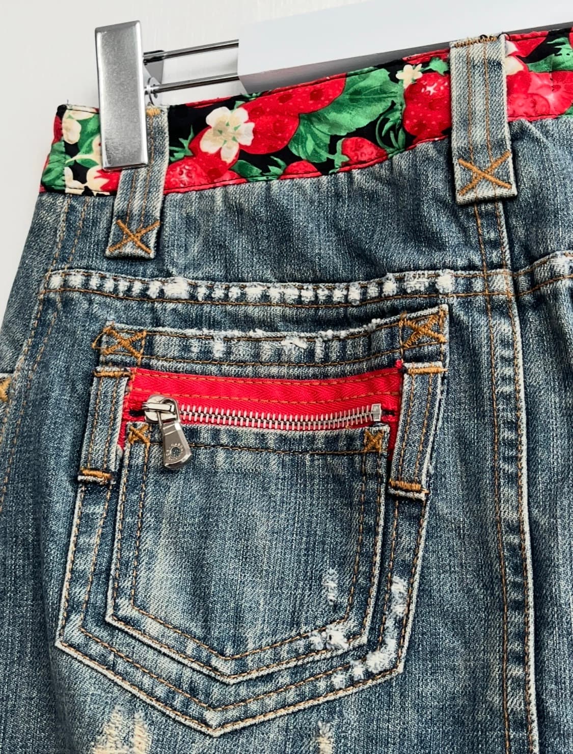 Dolce & Gabbana  스트로베리 데님 스커트 상품이미지6