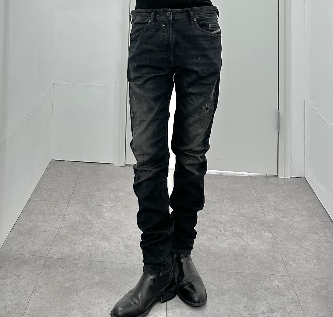 Diesel 'Spender' Skinny Jeans Charcoal B 상품이미지1