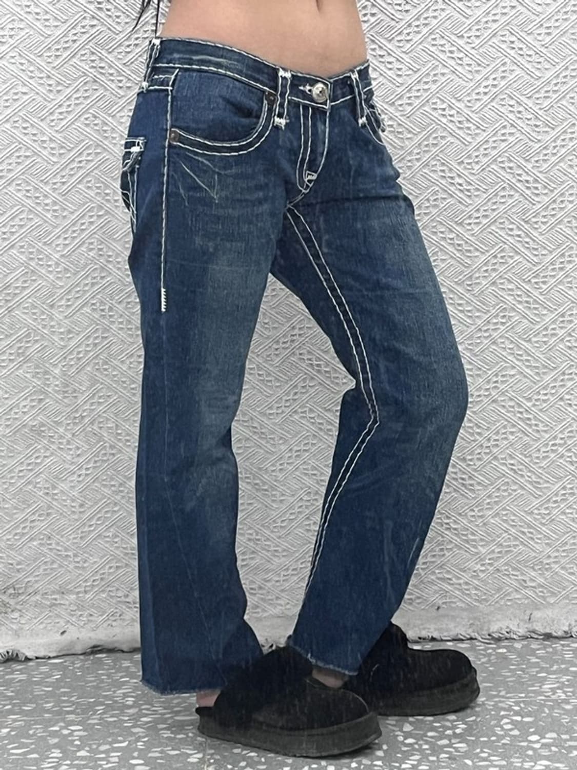 트루릴리전 조이슈퍼티 키치 스티치 포인트 데님팬츠 30인치 C06870 상품이미지1