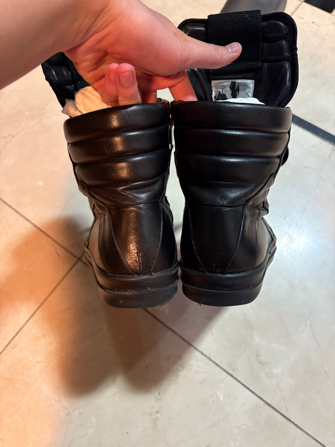 릭오웬스 지오바스켓 올블랙 42.5사이즈 상품이미지4