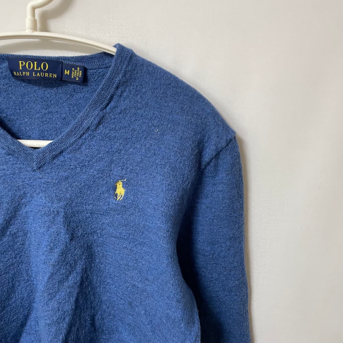 [ L ] 폴로 랄프로렌 여성 메리노울 브이넥 니트  상품이미지3
