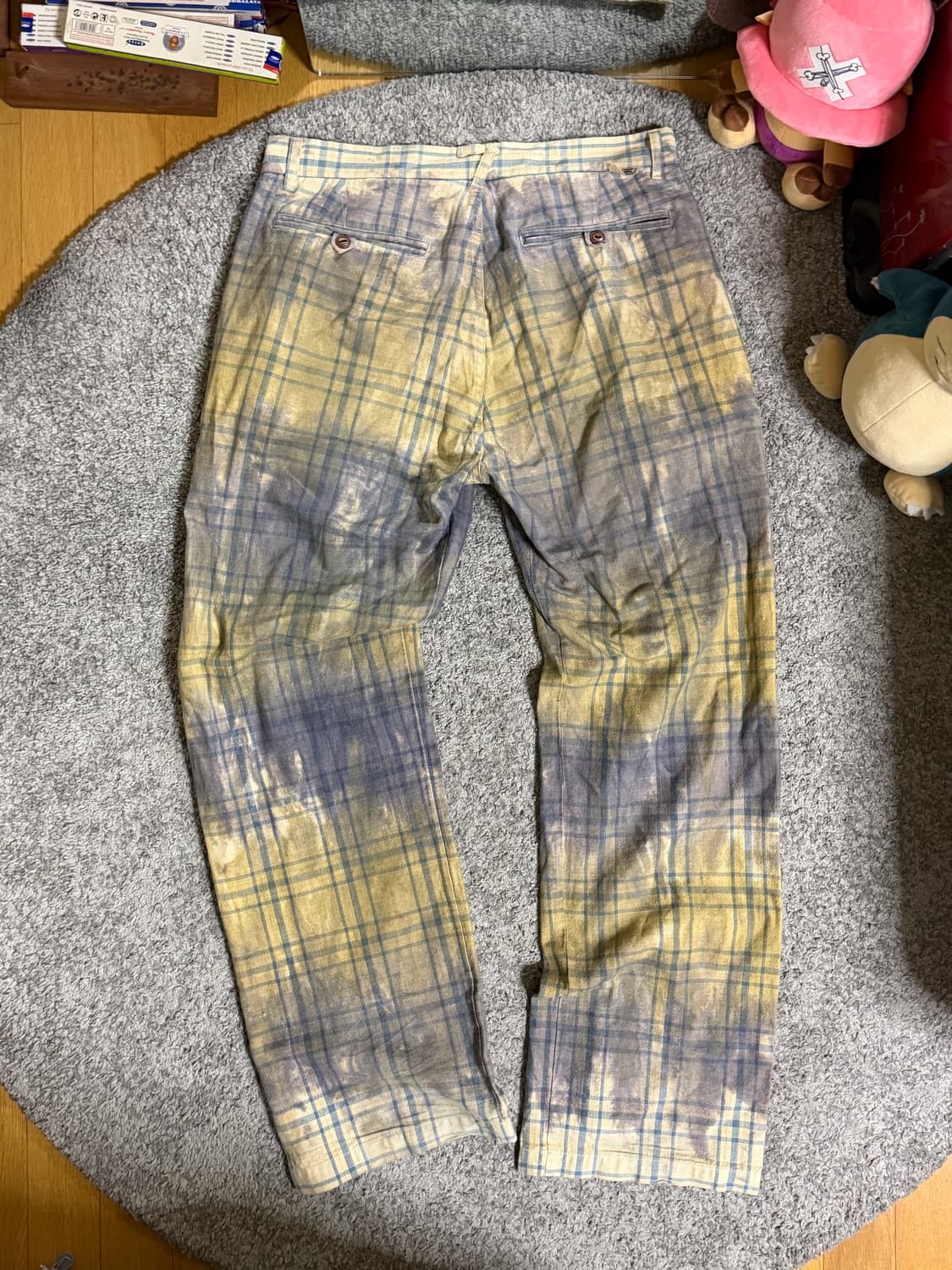 디젤 55dsl 타이다이 체크 팬츠 상품이미지6