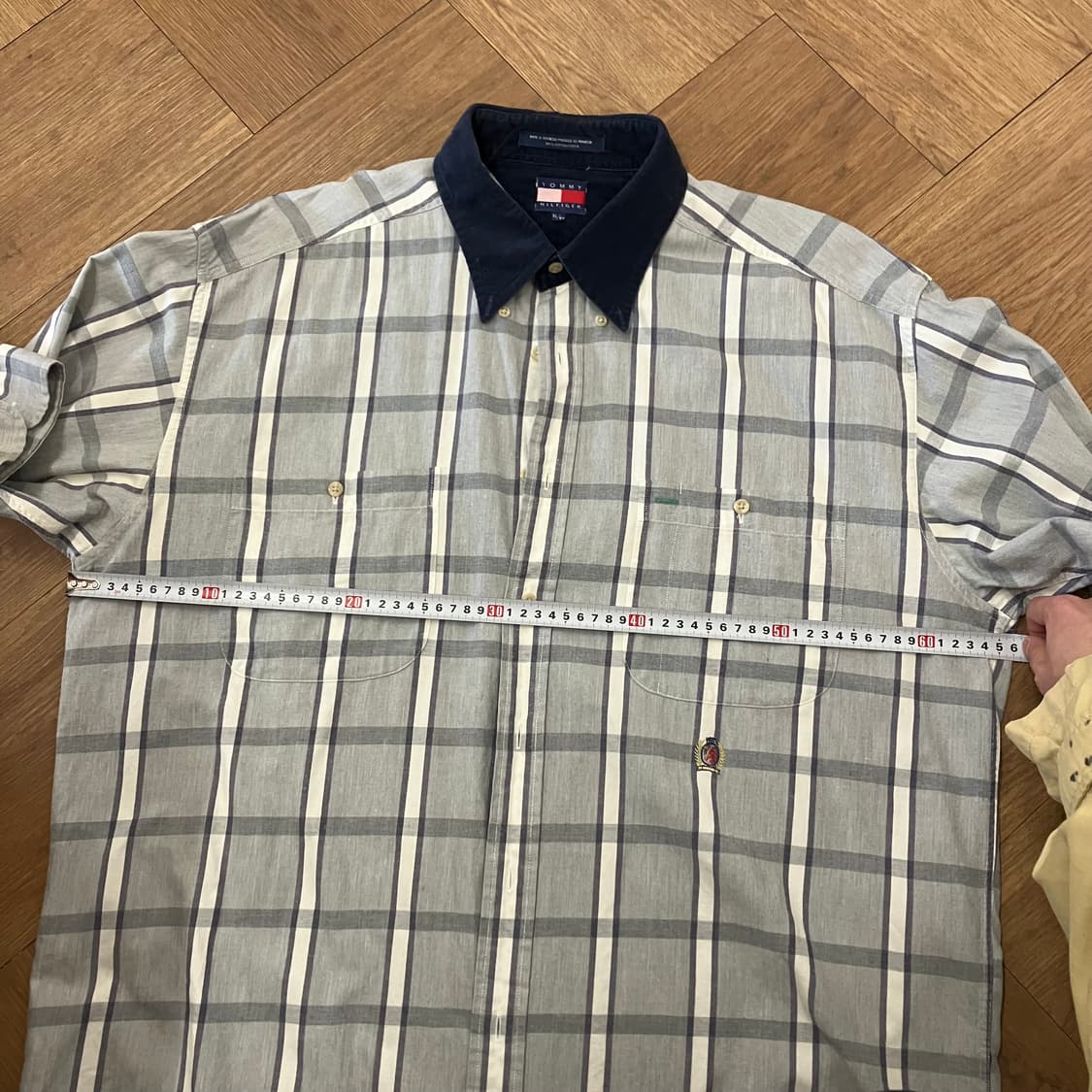 N131 타미힐피거 월계수 투톤 체크셔츠 상품이미지6
