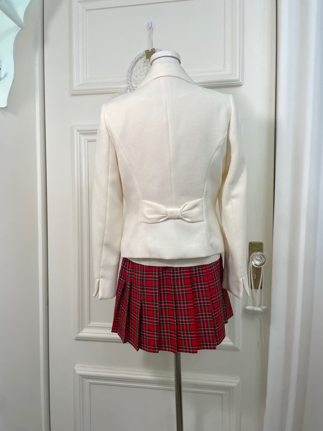 red check pleats mini skirt 상품이미지8