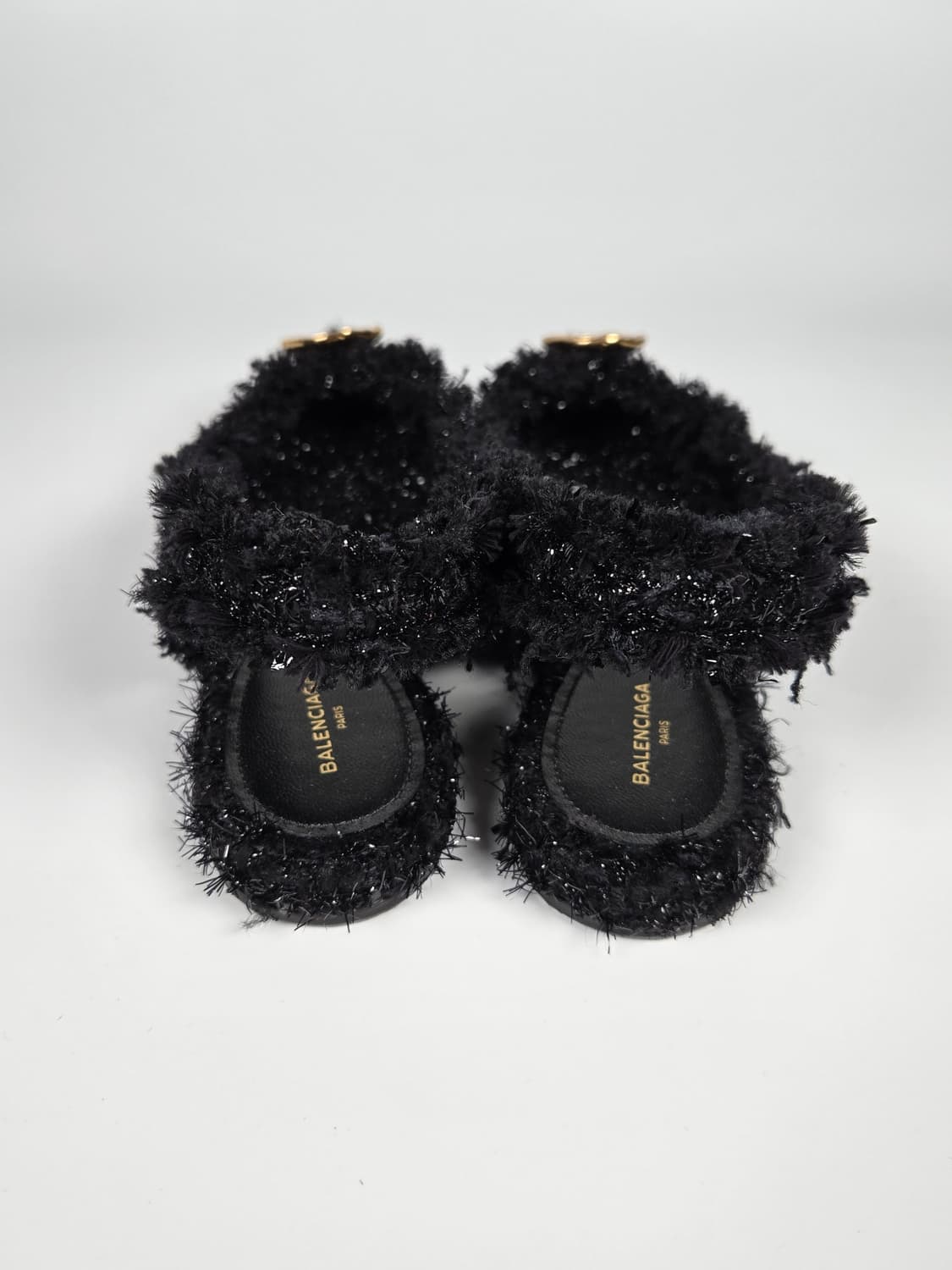 발렌시아가 스카파 트위드 루렉스 슬링백 플렛 36.5 상품이미지5