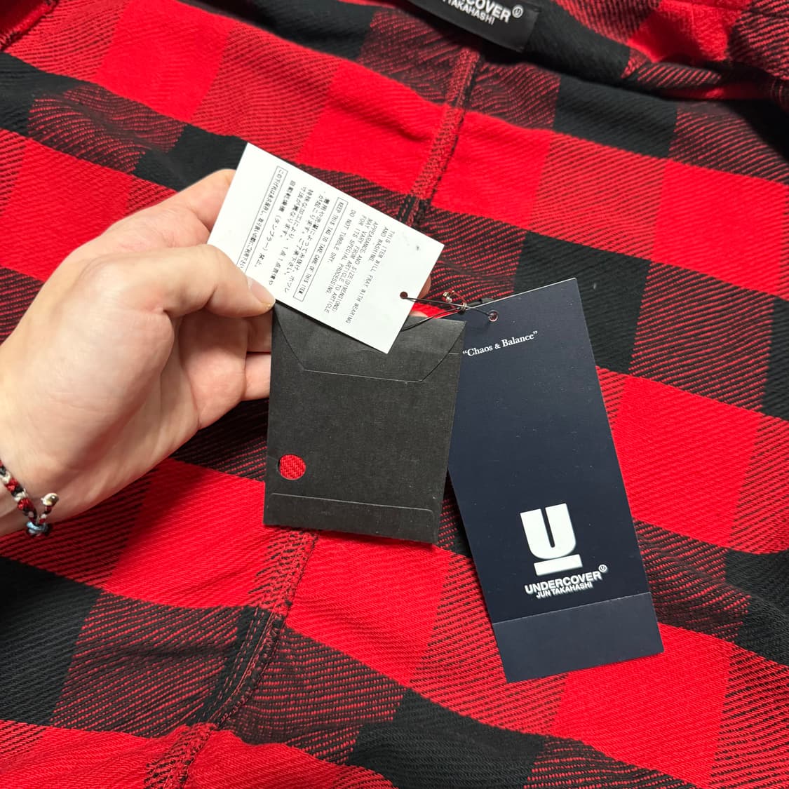 언더커버 축융 울 체크 셔츠 자켓 [5] 상품이미지8