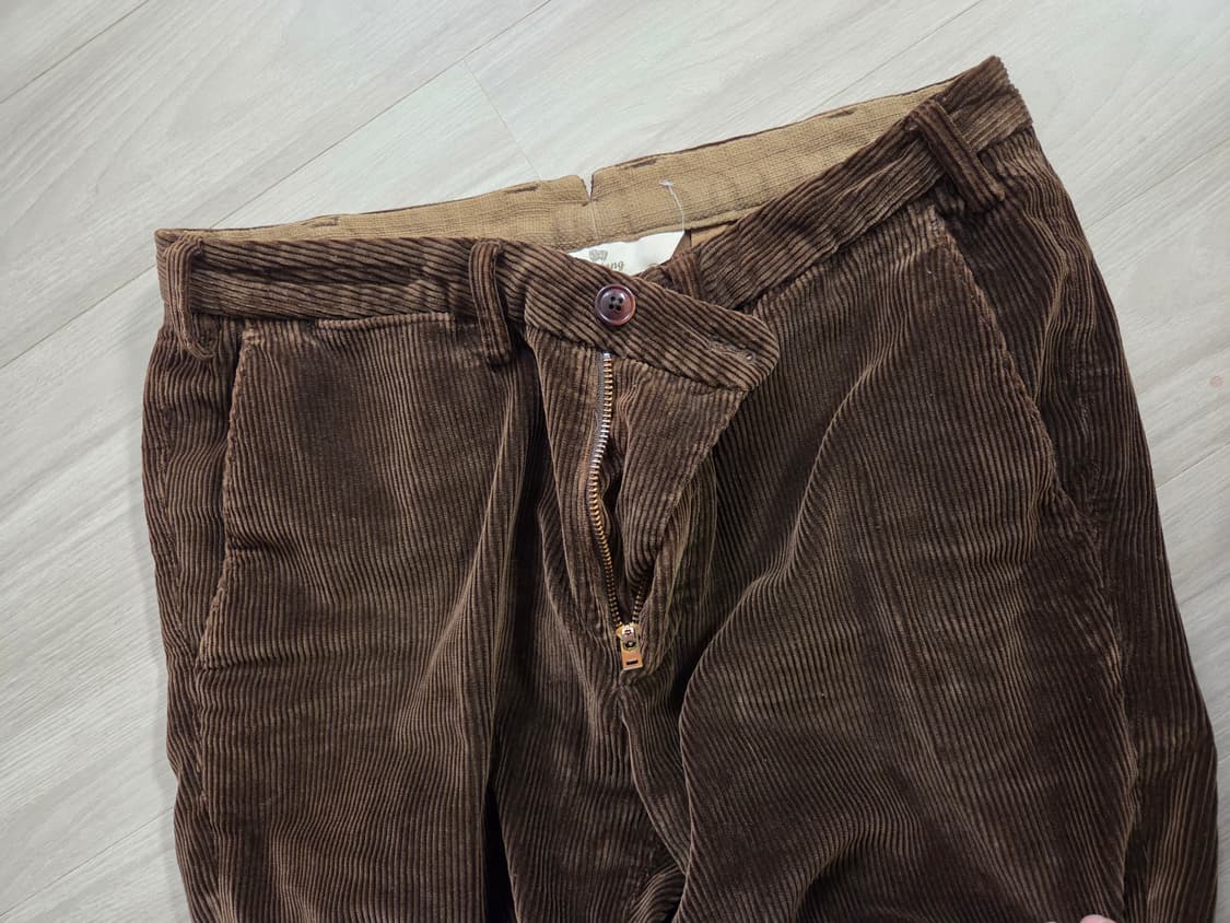바스통 603 다크브라운 코듀로이 팬츠 상품이미지4