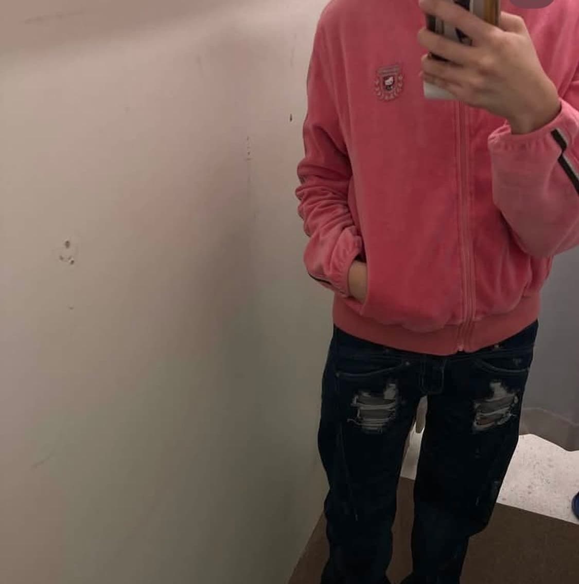 갸루 키티 집업 상품이미지1