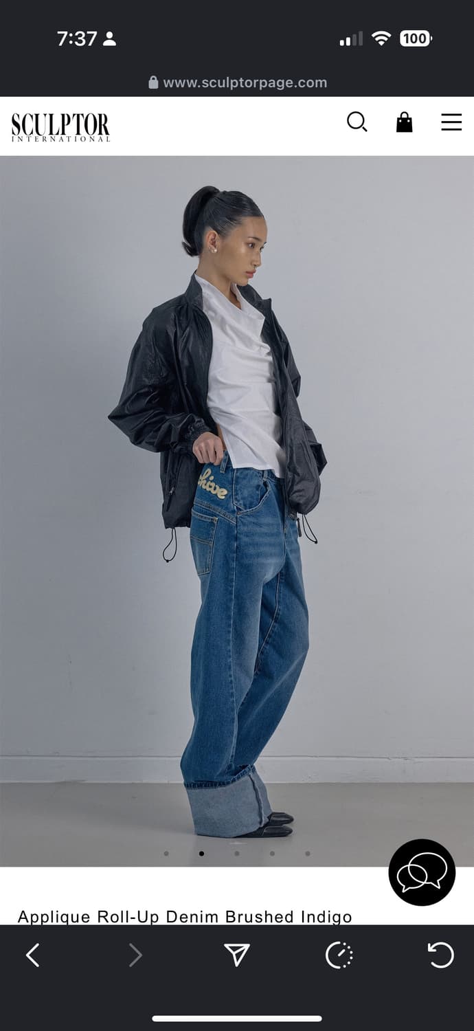 스컬프터 데님 새상품 m사이즈 상품이미지2