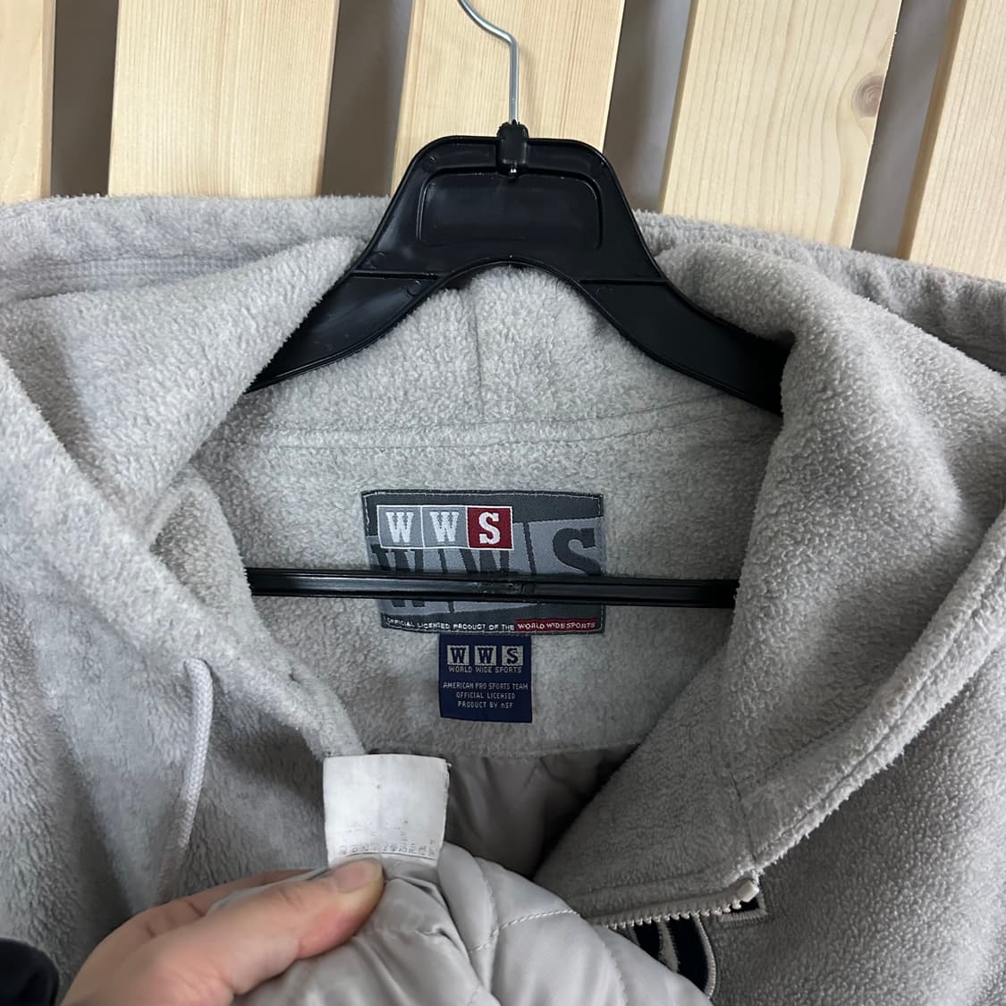 (XL) MLB 90s 화이트삭스 플리스 후드 자켓 후리스 상품이미지5