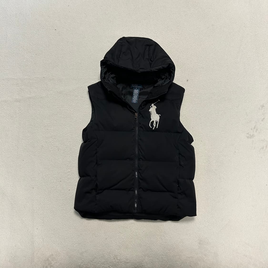 Polo Big Pony Black Padding Vest   상품이미지4