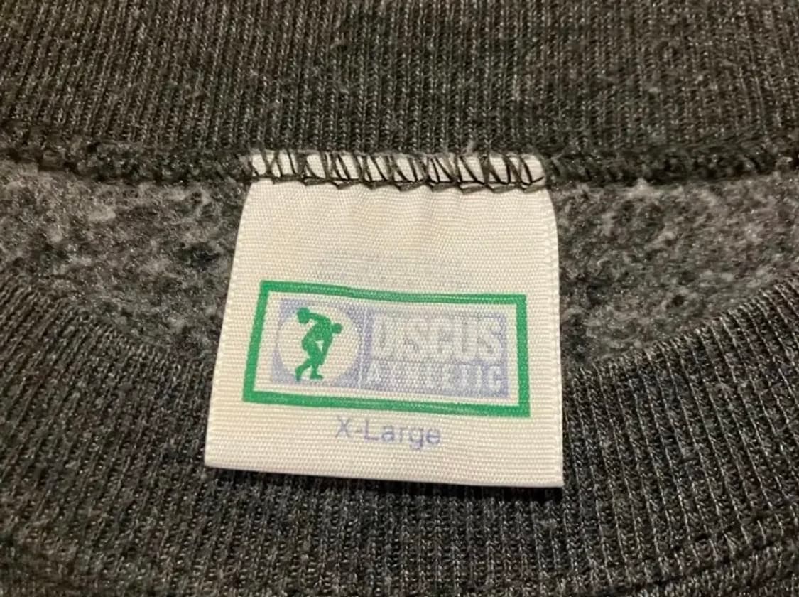 빈티지 USA 90s 디스커스 애슬레틱 무지 스웻셔츠 XL 상품이미지4