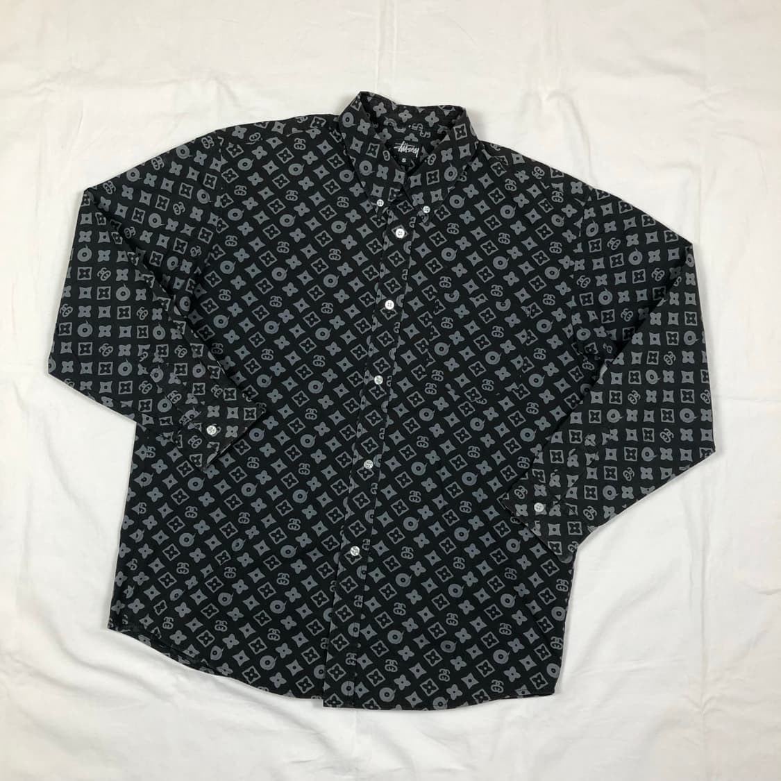 90s 스투시 stussy 루이비통 패러디 셔츠 남방 상품이미지1